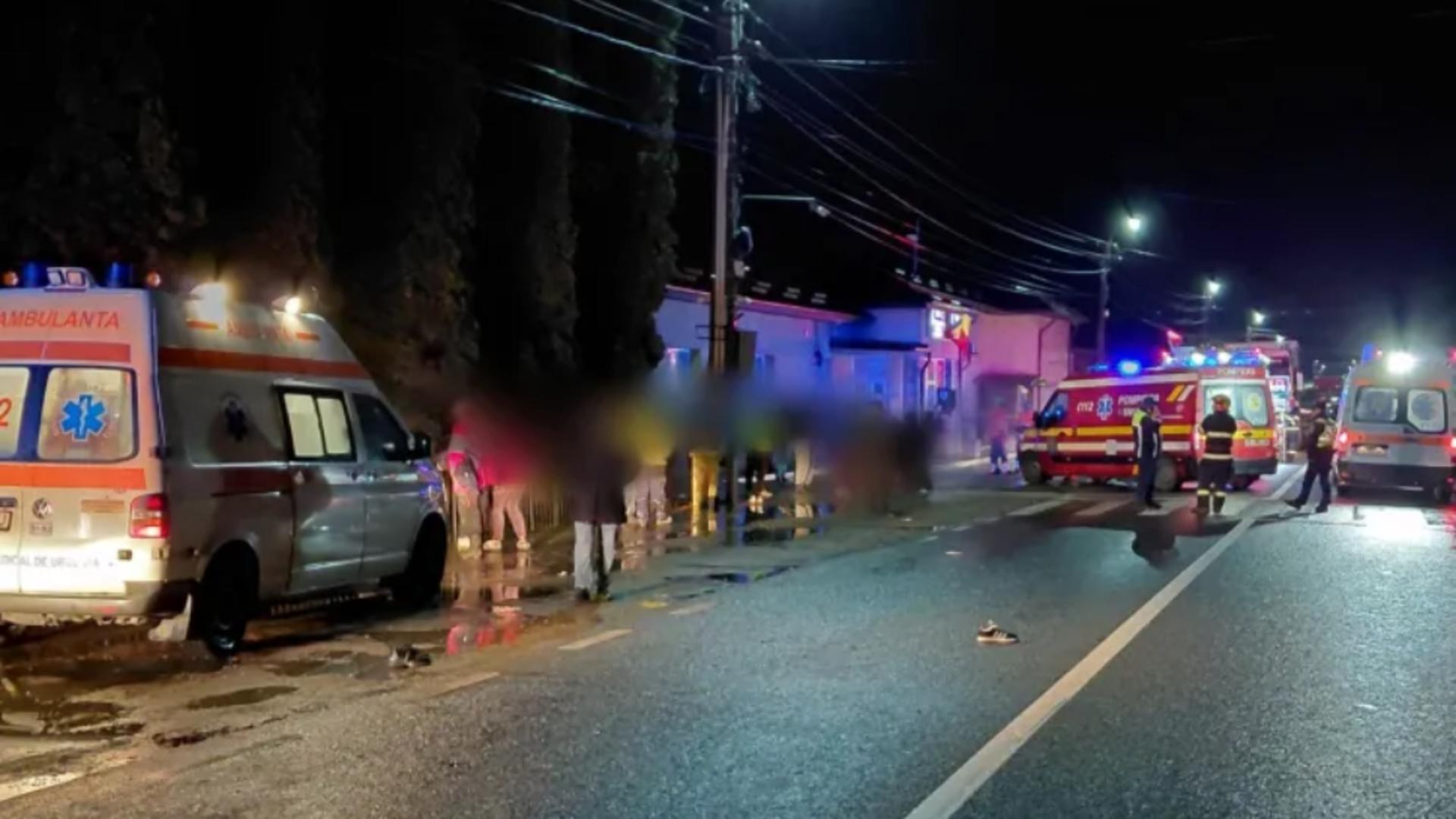 Pietonii nu au avut timp să reacționeze