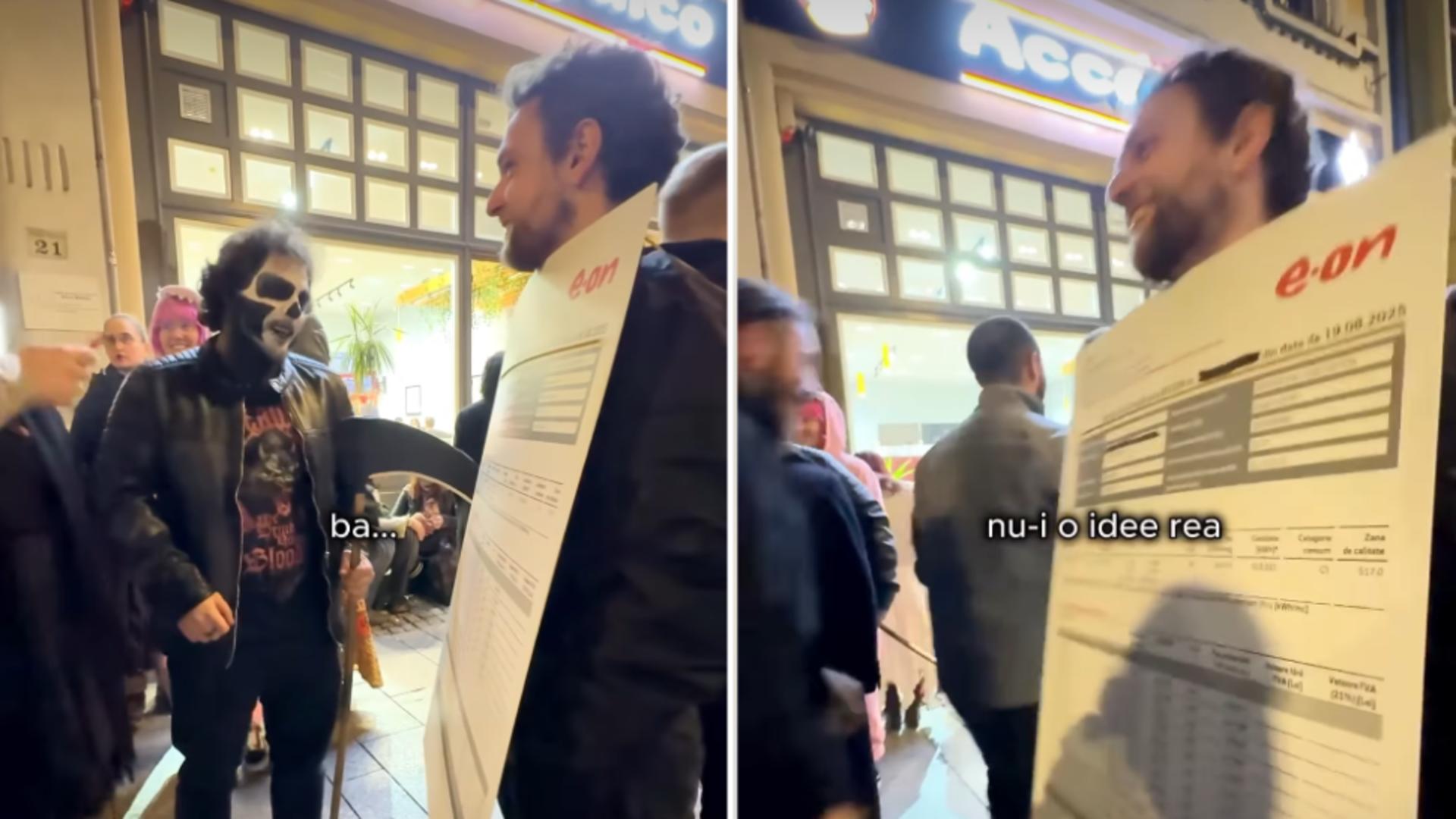 Cel mai terifiant costum de Halloween din România