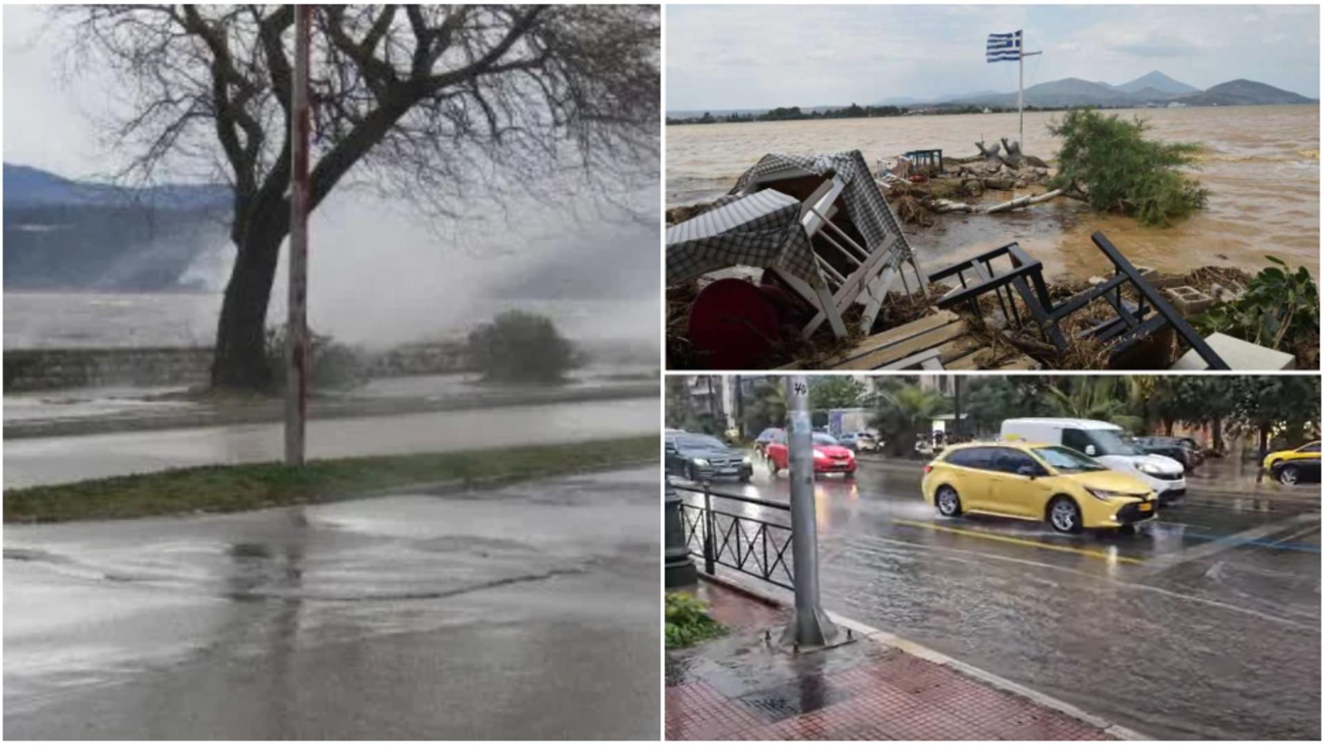Grecia măturată de ploi torențiale și furtuni cu grindină