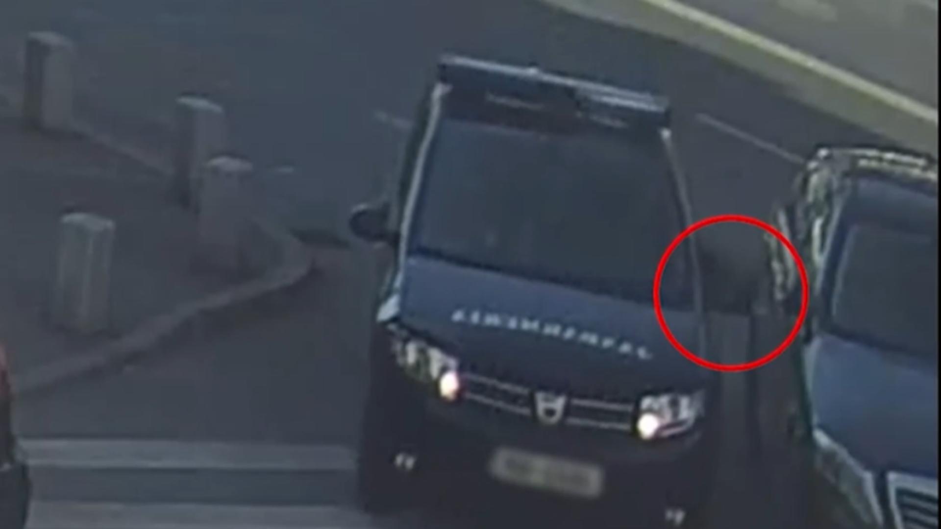 Dosarul jandarmului care a zgâriat o mașină a fost clasat pentru că „este fumător”