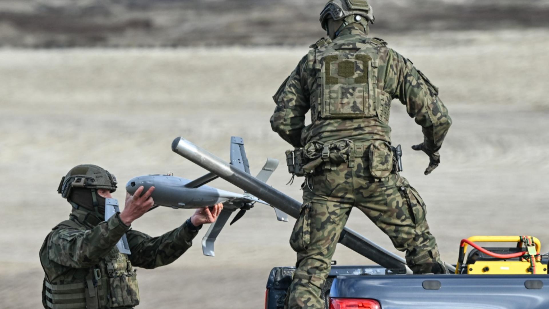 NATO scoate armele anti-dronă la test la granița Poloniei. Foto: Profimedia 
