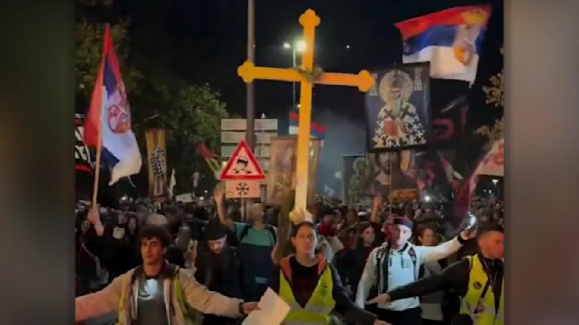 Proteste în Serbia