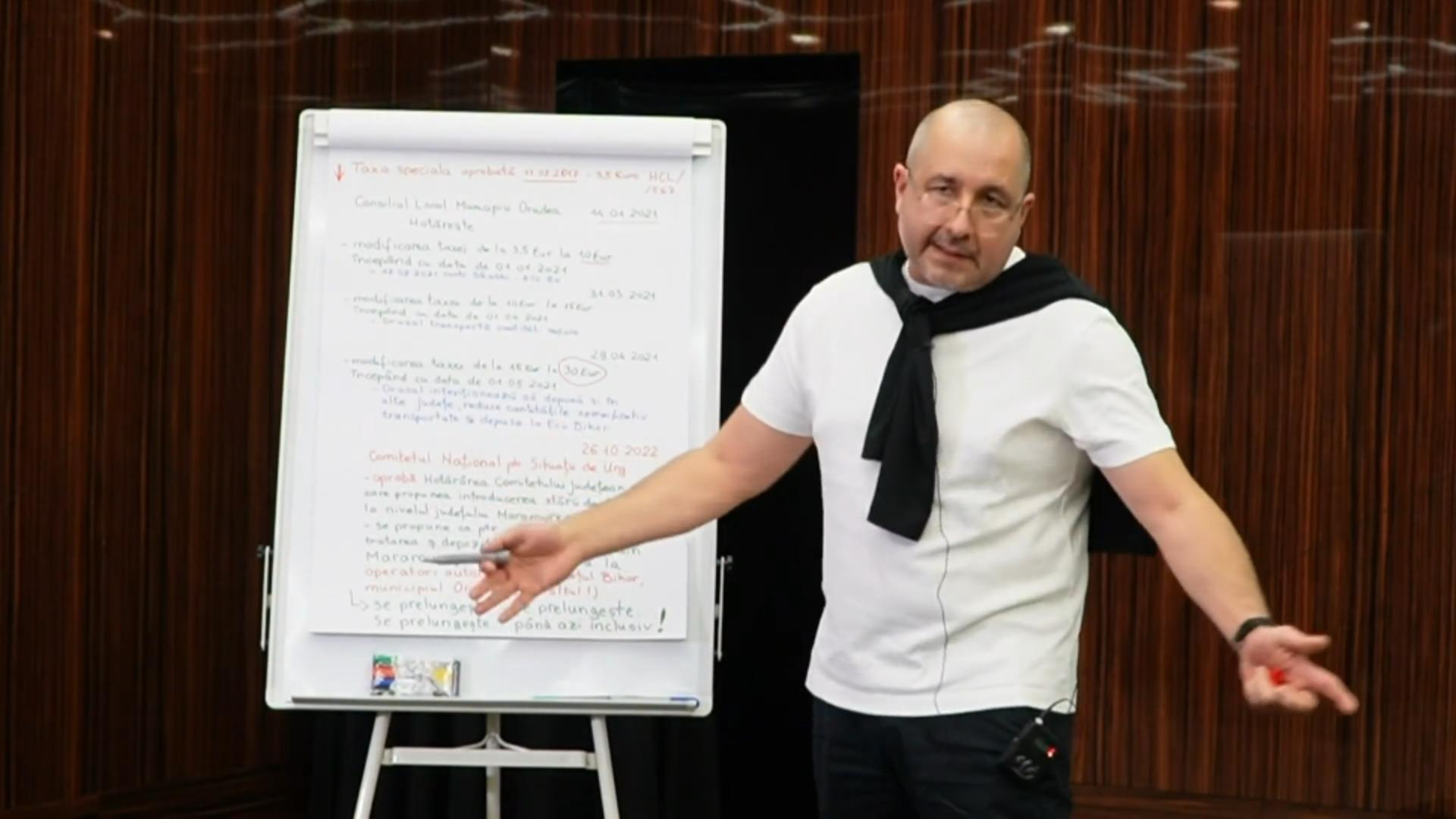 Vasile Pușcaș susține că firma sa a fost defavorizată