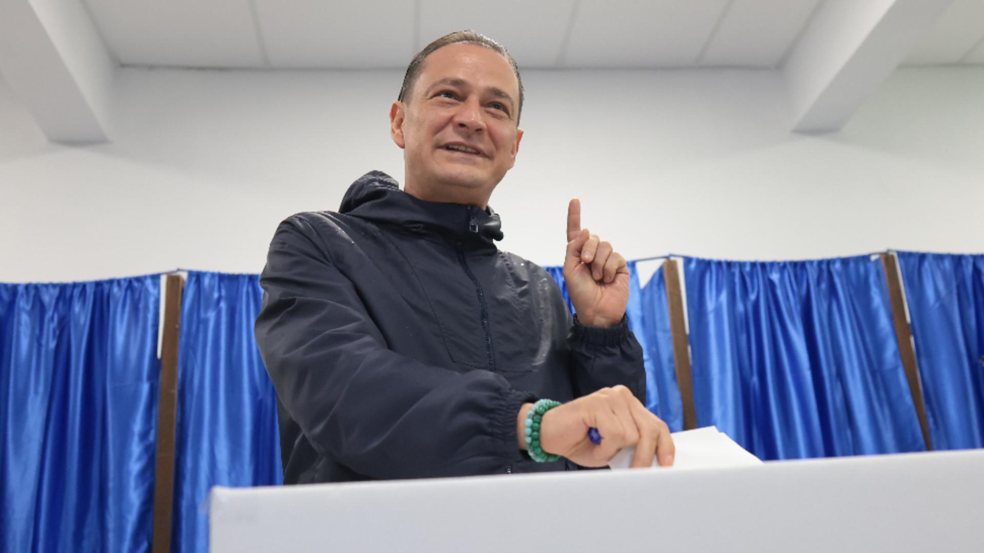 Daniel Băluță a votat pentru Primăria Capitalei (foto: George Călin // Inquam Photos)