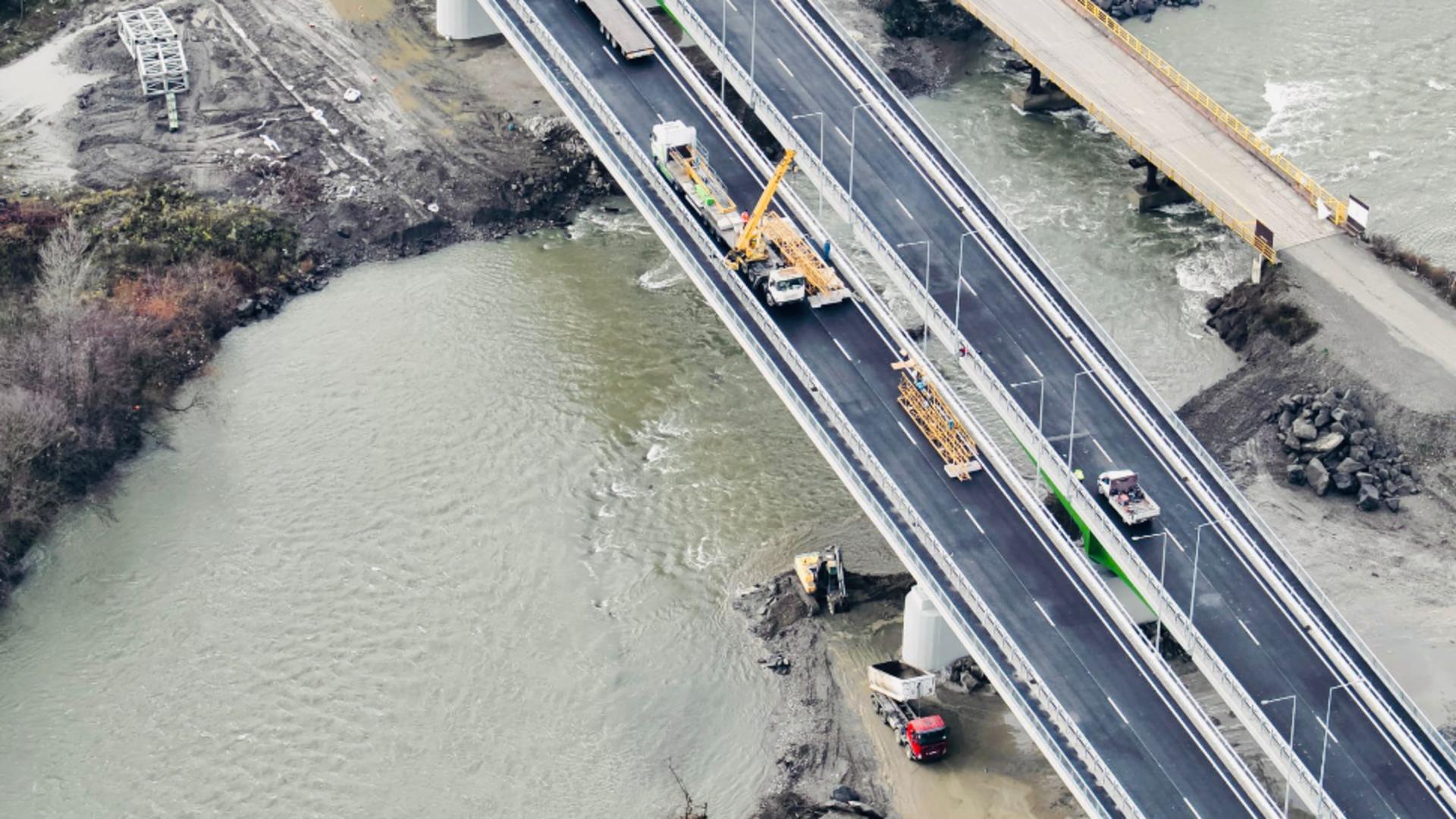 Podul peste Tisa dintre România și Ucraina, aproape de finalizare: când va fi deschis traficul FOTO