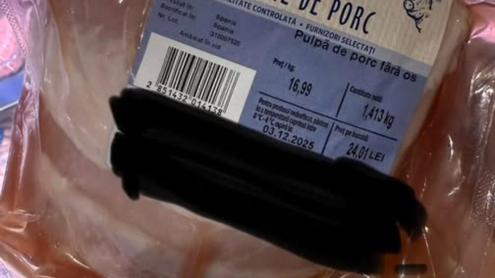 Avertisment ANPC privind carnea ambalată: lichidul în exces poate indica probleme de calitate/ Facebook