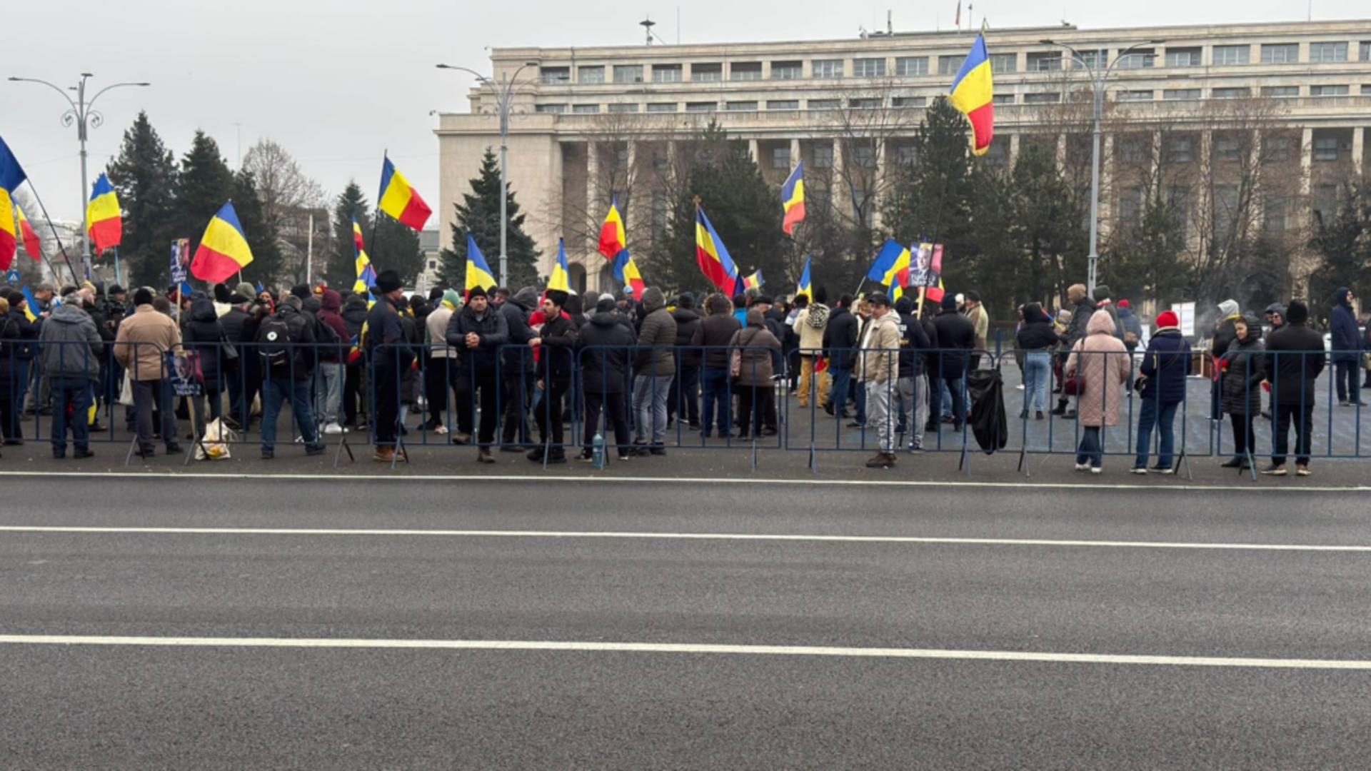 Protest al fermierilor, în Piața Victoriei. Anca Alexandrescu, prezentă la manifestație: 