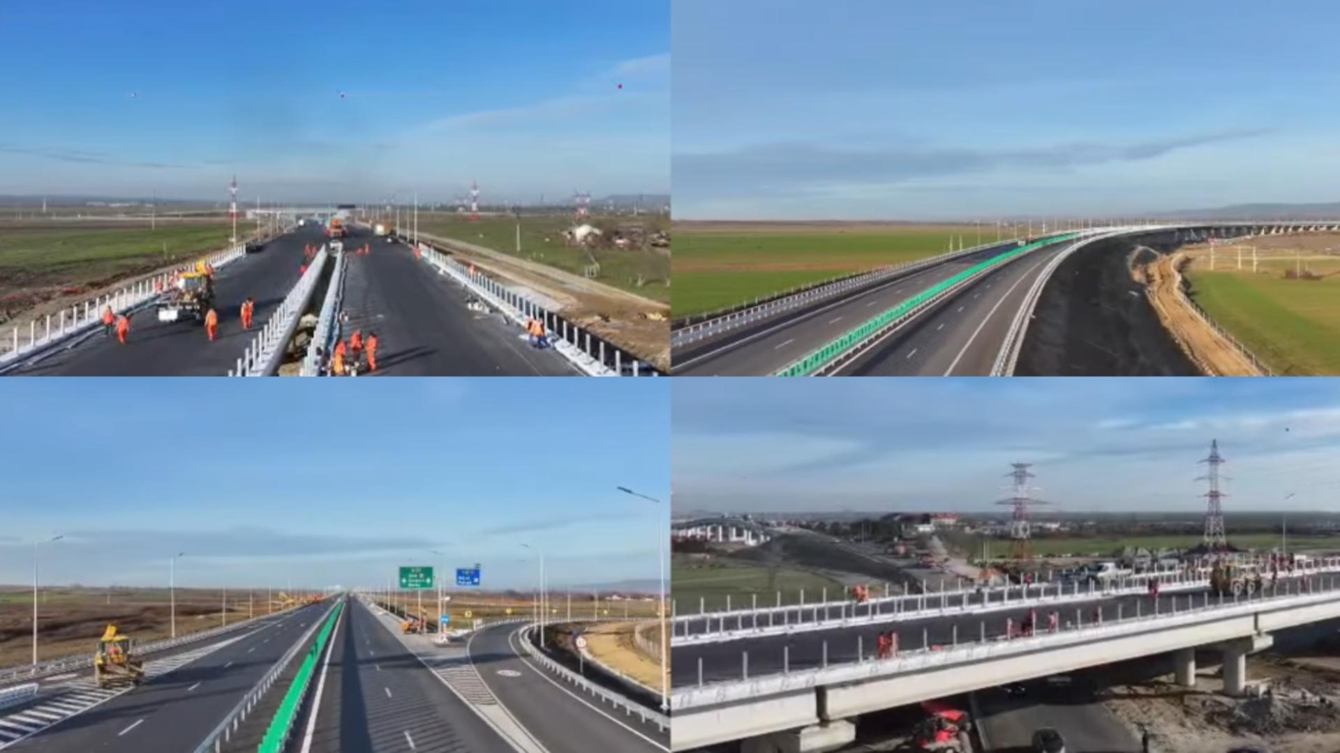 Încă 50 de kilometri din Autostrada Moldovei ar putea fi daţi în trafic înainte de Revelion. Anunțul directorului CNAIR - VIDEO