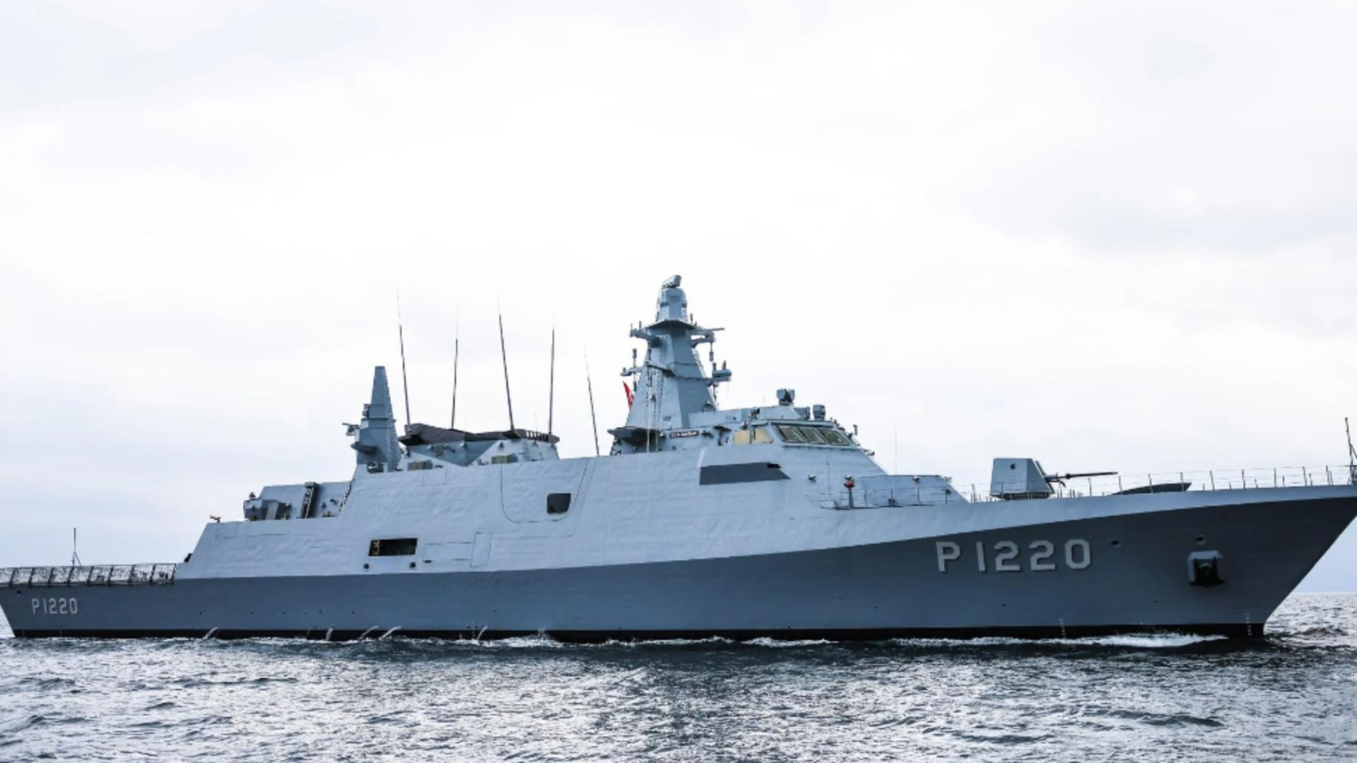 Corvetă din clasa HISAR. Foto: turkiyetoday