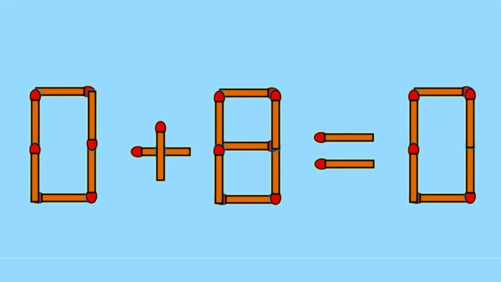 Test IQ pentru românii SMART! Doar o mișcare și ecuația devine corectă