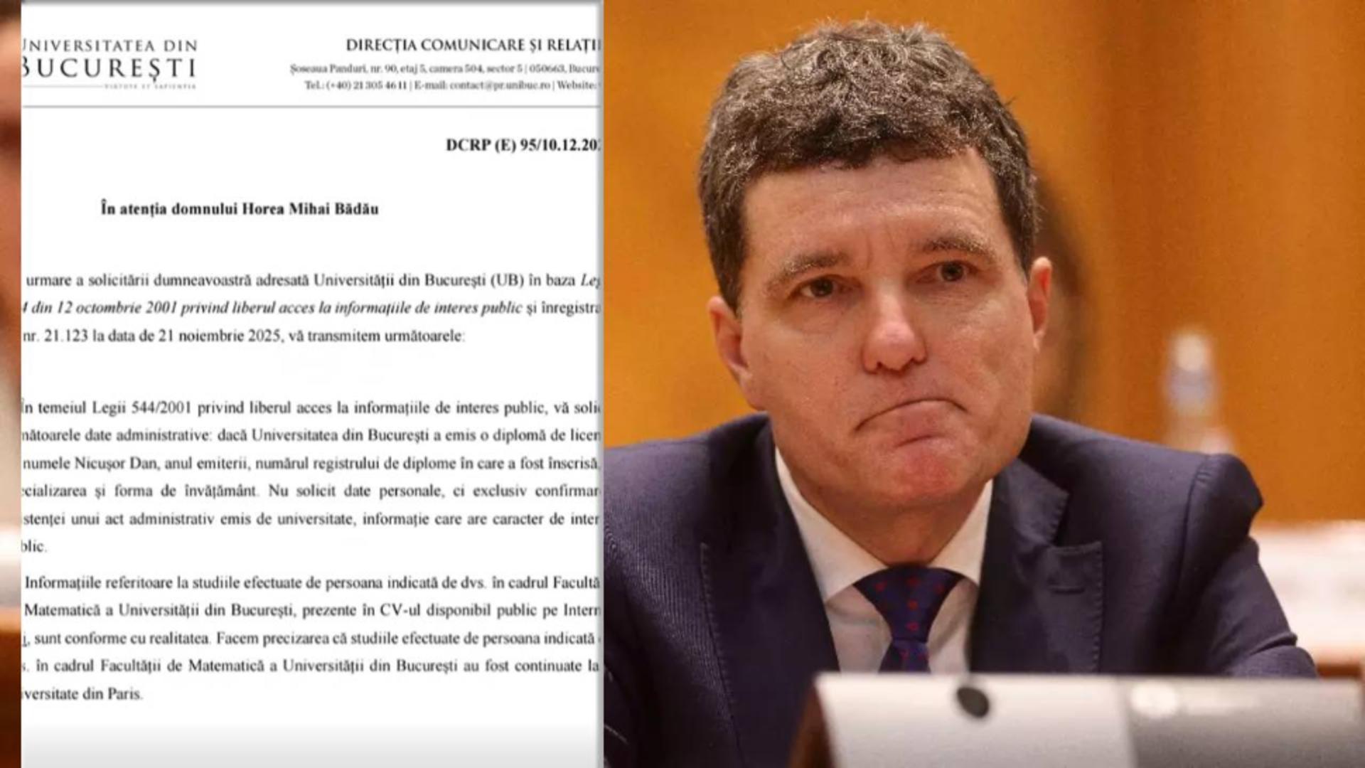 Controverse în legătură cu studiile lui Nicușor Dan