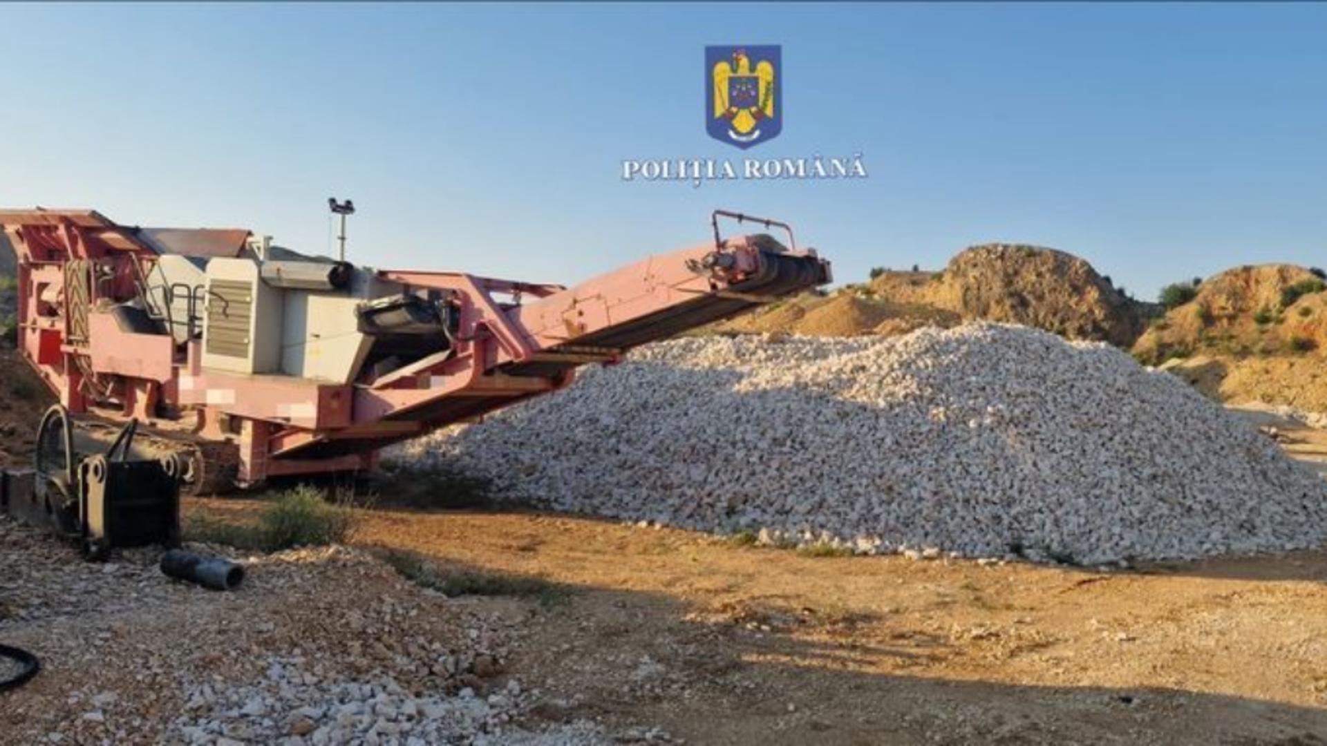 Arad: administrator de firmă, trimis în judecată pentru exploatarea ilegală de nisip și pietriș