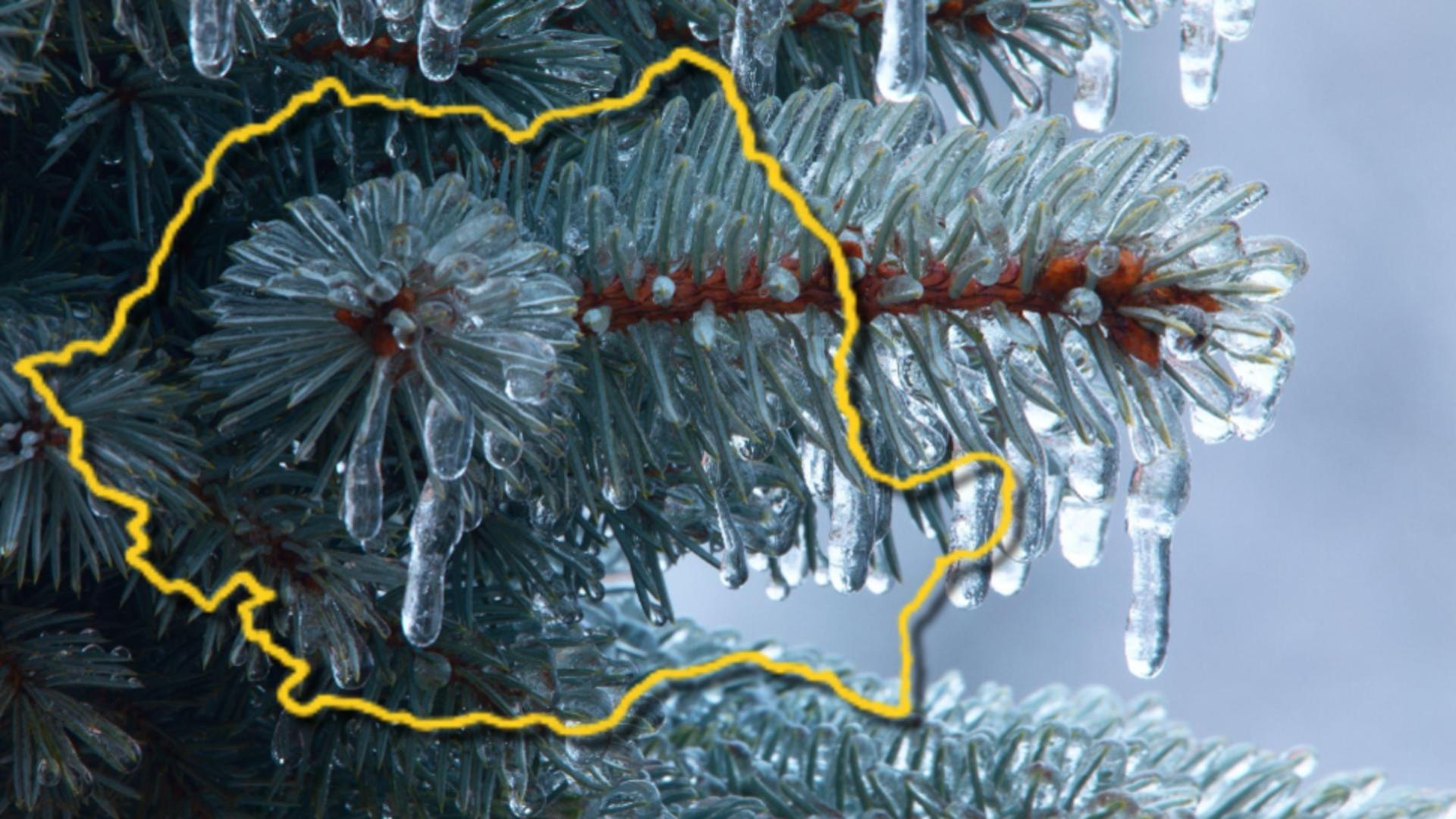 Alertă de la ANM: Cod galben de ceață și polei în cinci județe din țară, în orele următoare