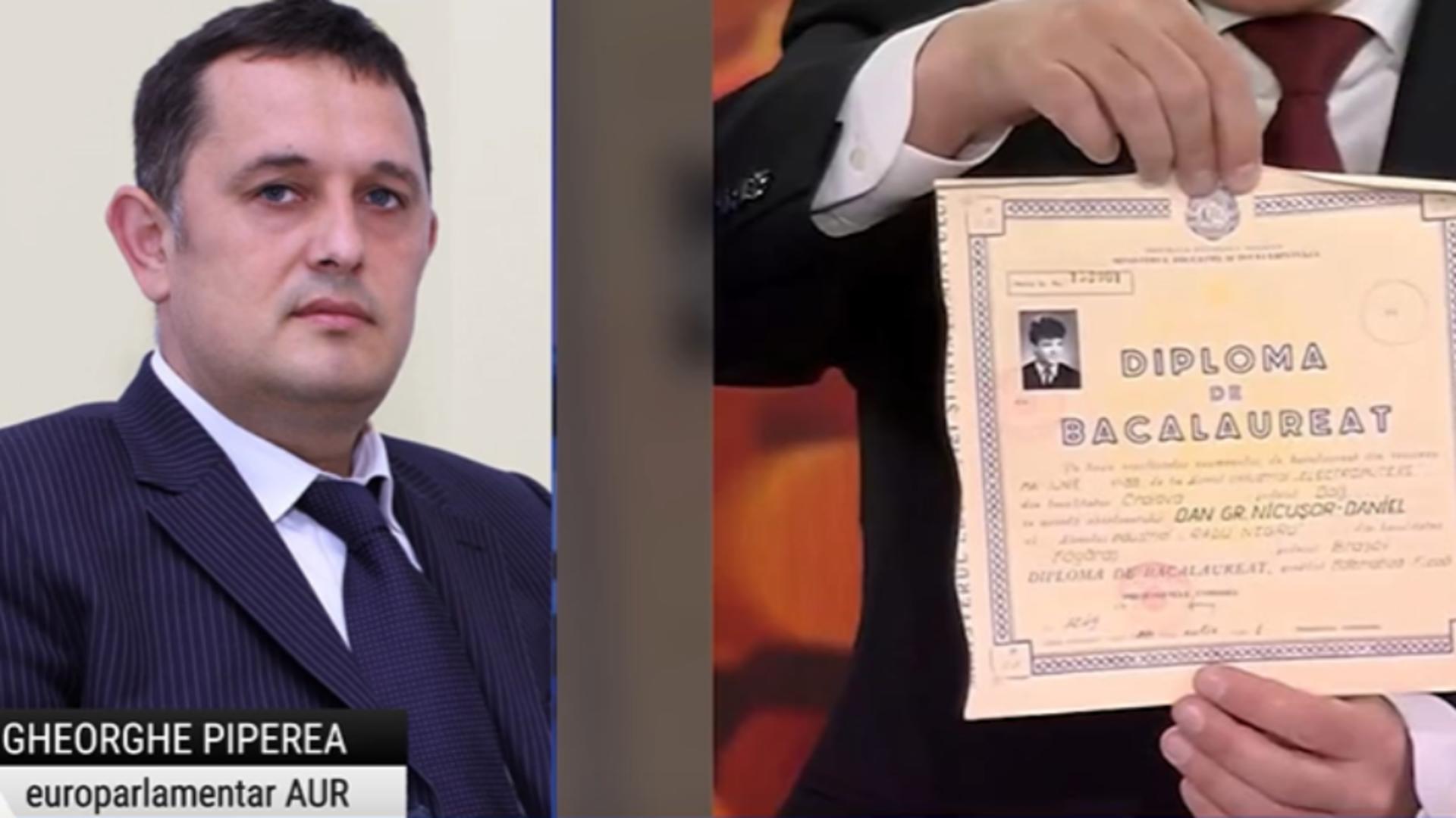 Gheorghe Piperea, acuzații șoc la adresa lui Nicușor Dan: "Nu a făcut doi ani de masterat, ci doar unul"