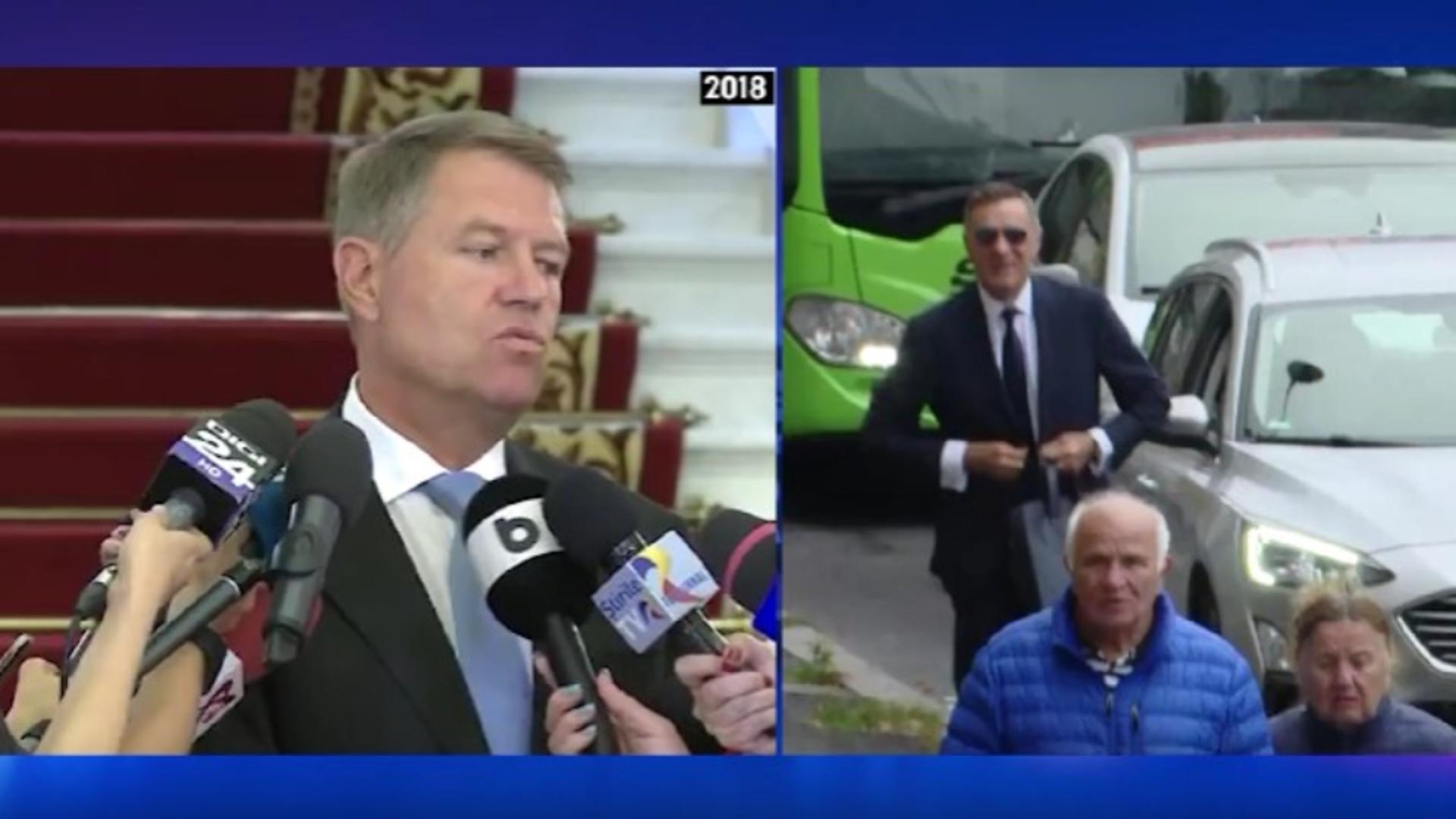 Traian Băsescu: „Am preluat Statul Paralel de la PSD!” Klaus Iohannis: „Nu există Stat Paralel, eu sunt Statul!” - VIDEO