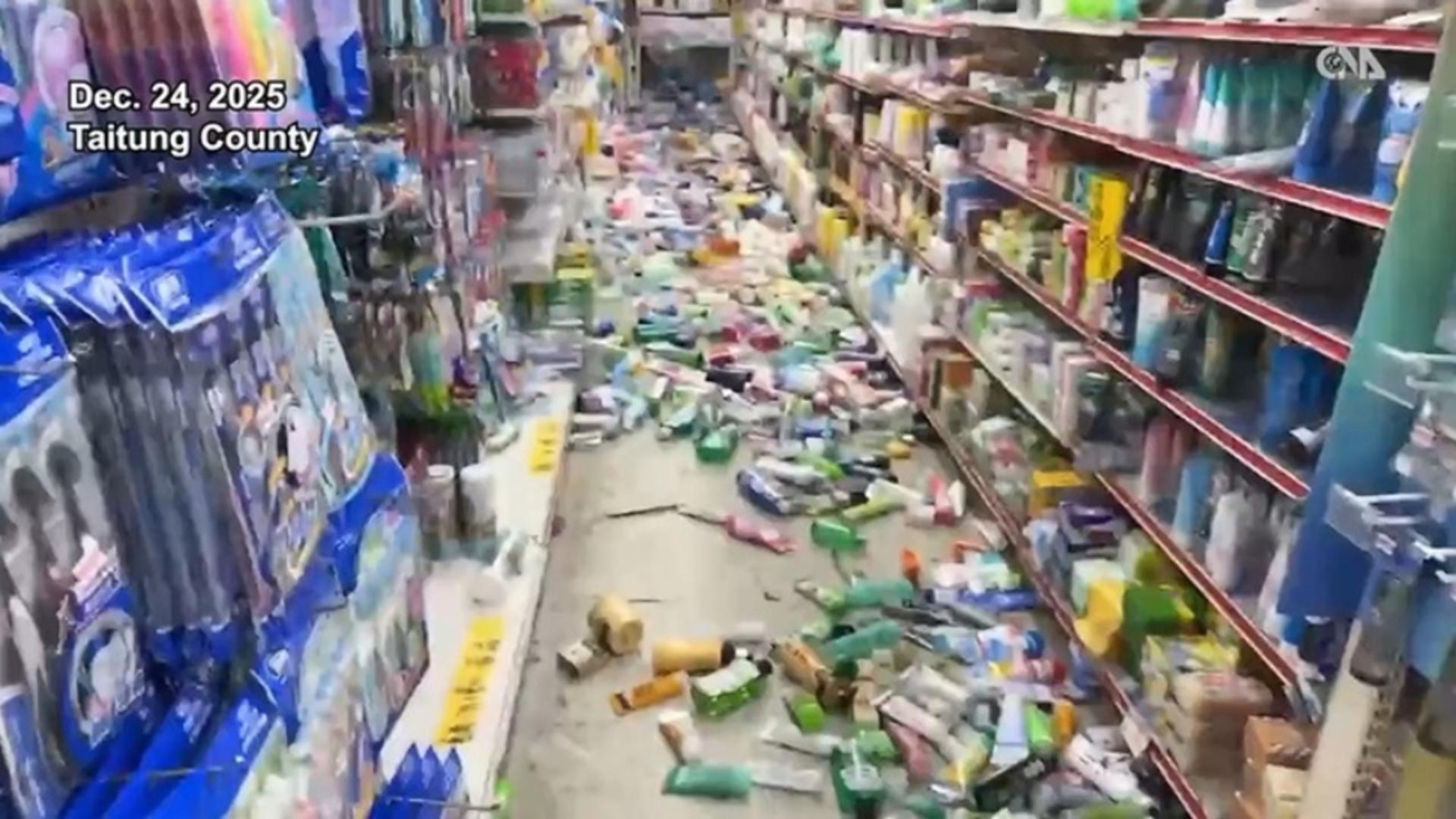 Seism puternic de 6,1 grade în sud-estul Taiwanului: cutremurul a fost resimțit inclusiv în capitala Taipei