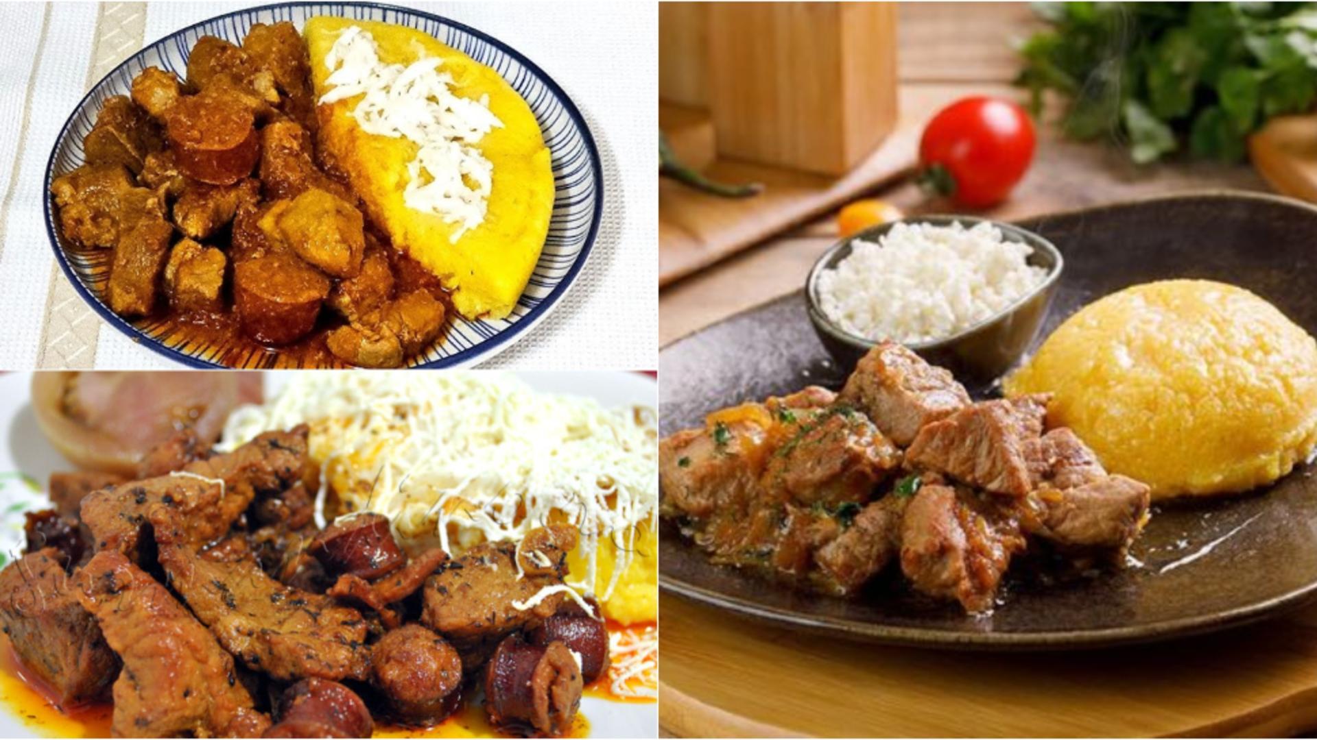 Tochitură de porc cu mămăligă. Rețeta simplă și delicioasă care nu trebuie să lipsească de pe mesele de sărbători