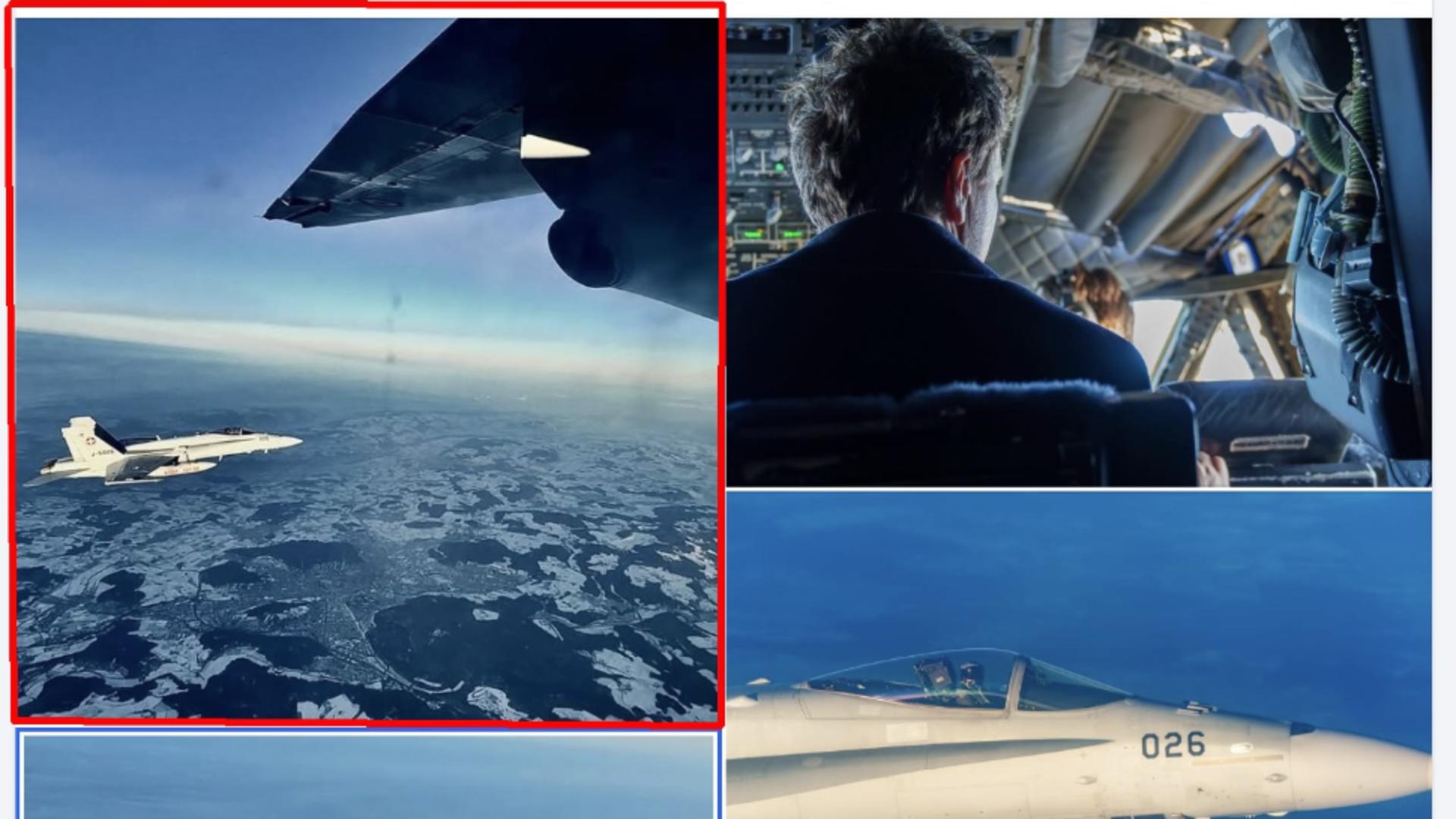 Incredibil! Escortă aeriană blocată pentru fotografii: costuri de mii de euro după solicitarea lui Nicușor Dan