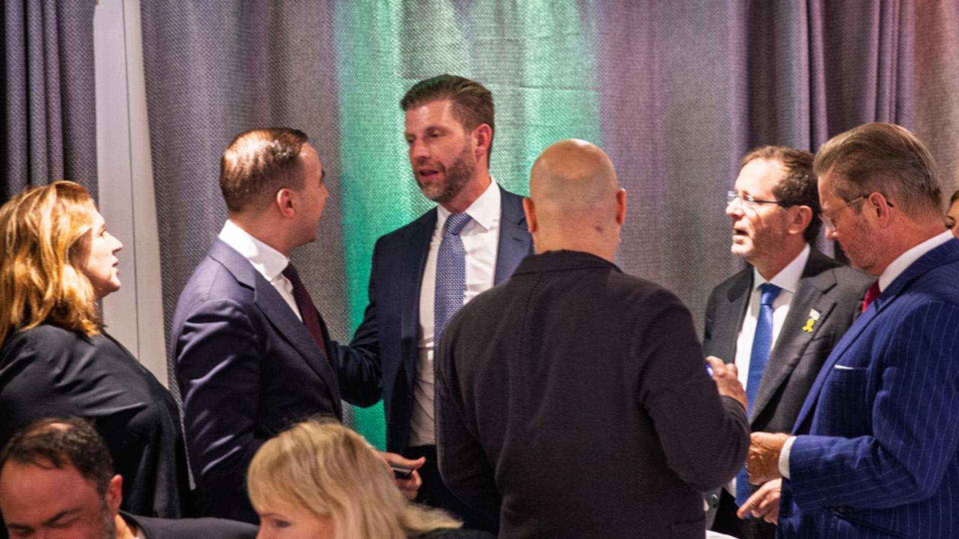 Bogda Ivan și Eric Trump. Foto: Facebook