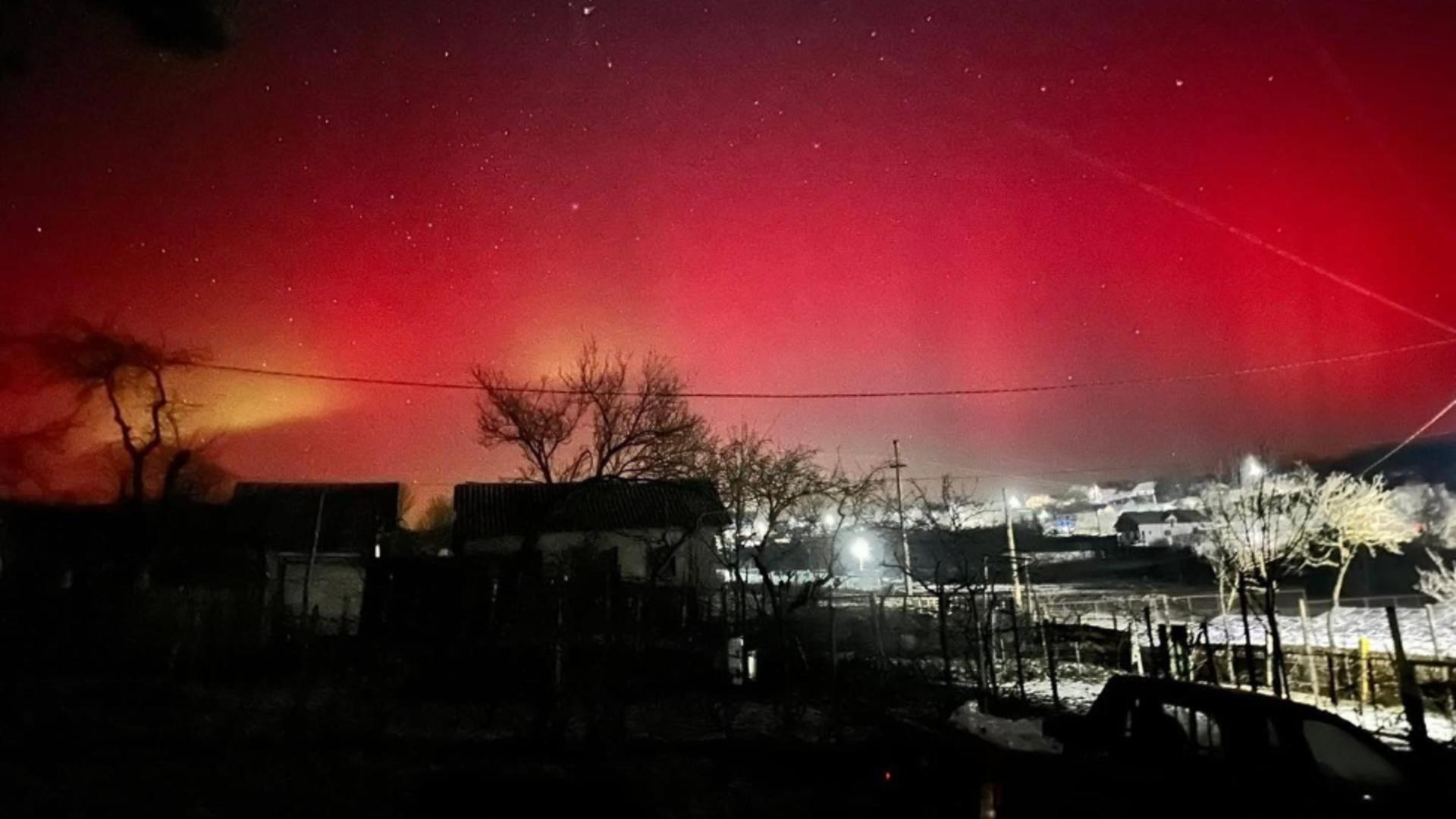Aurora Boreală în Vaslui