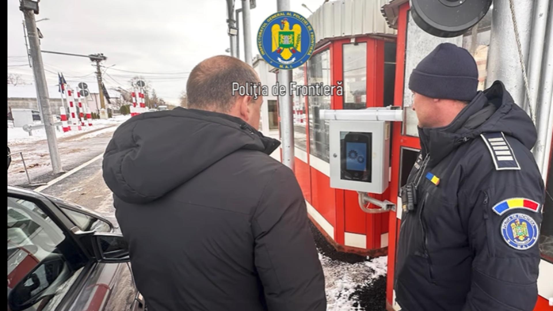 Sistemul EES, extins în cinci noi puncte de trecere a frontierei din România/ Captură Facebook 