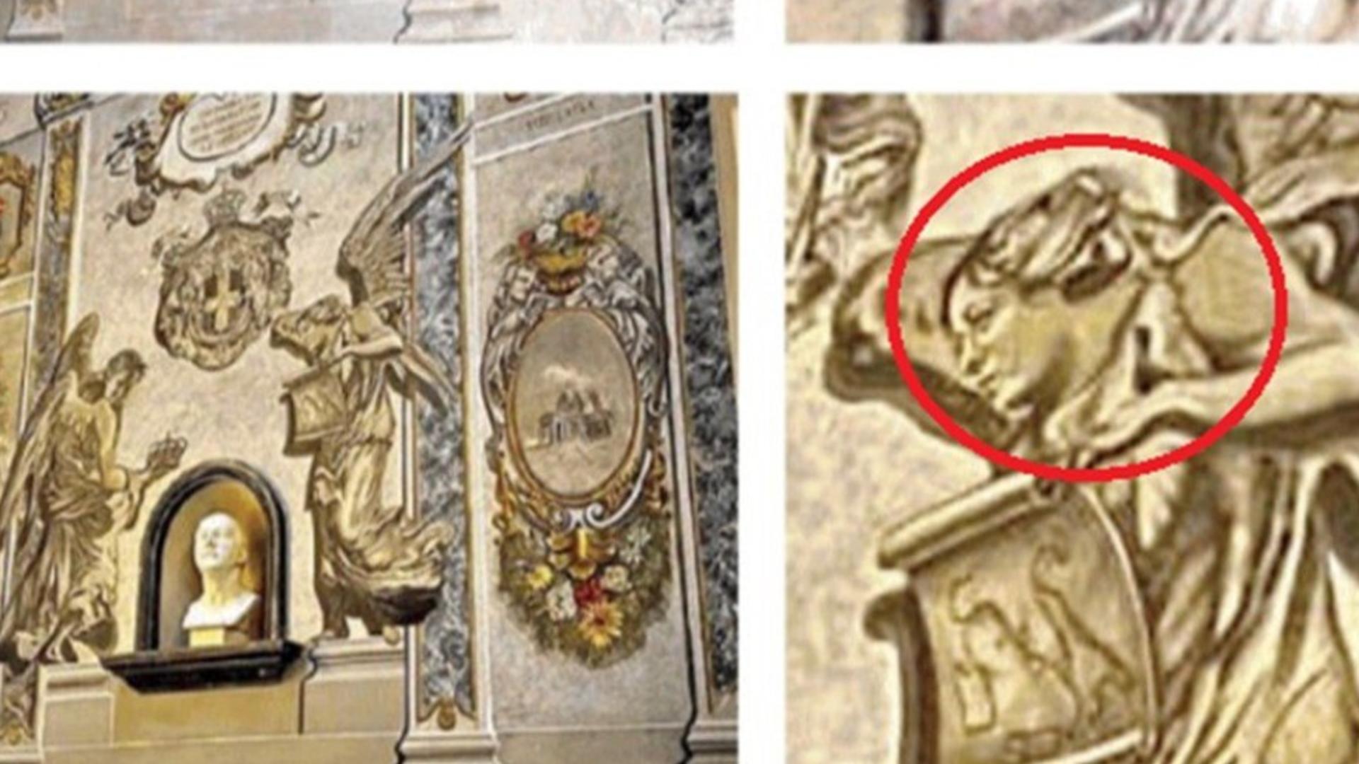 Scandal în Italia după ce, după restaurarea unei biserici, un înger avea chipul Giorgiei Meloni 