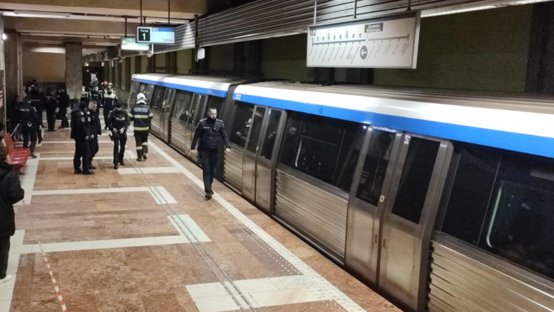 Incident la stația de metrou Constantin Brâncoveanu.