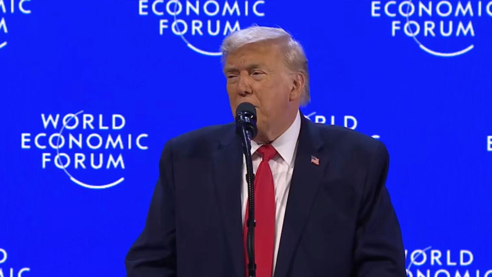 Donald Trump, discurs istoric la DAVOS, care poate redefini ordinea mondială. Săgeți către Europa: „Ar trebui să învățați de la noi” - LIVE TEXT