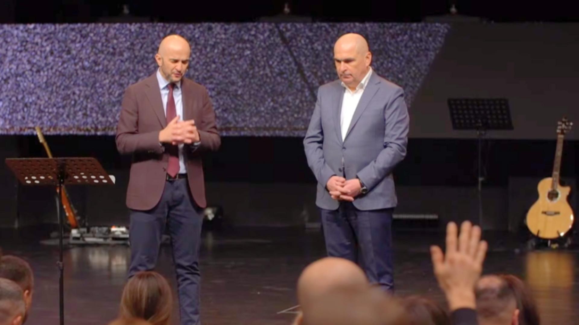 Ilie Bolojan la reuniunea uneia dintre cele mai mari biserici baptiste din Oradea