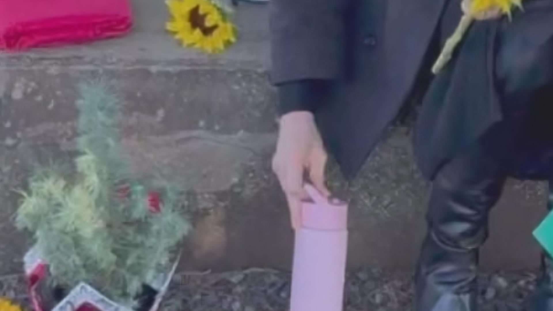 O mamă a fost obligată să elibereze mormântul fiului său.