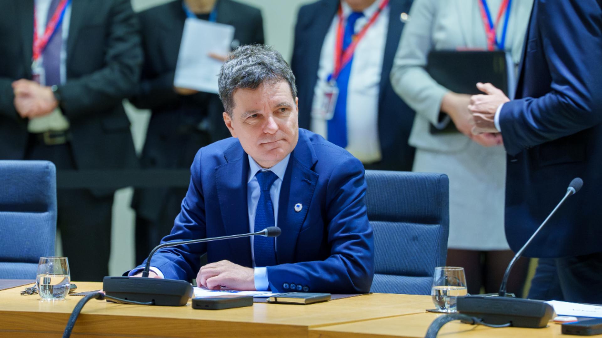 Nicușor Dan la Consiliul European