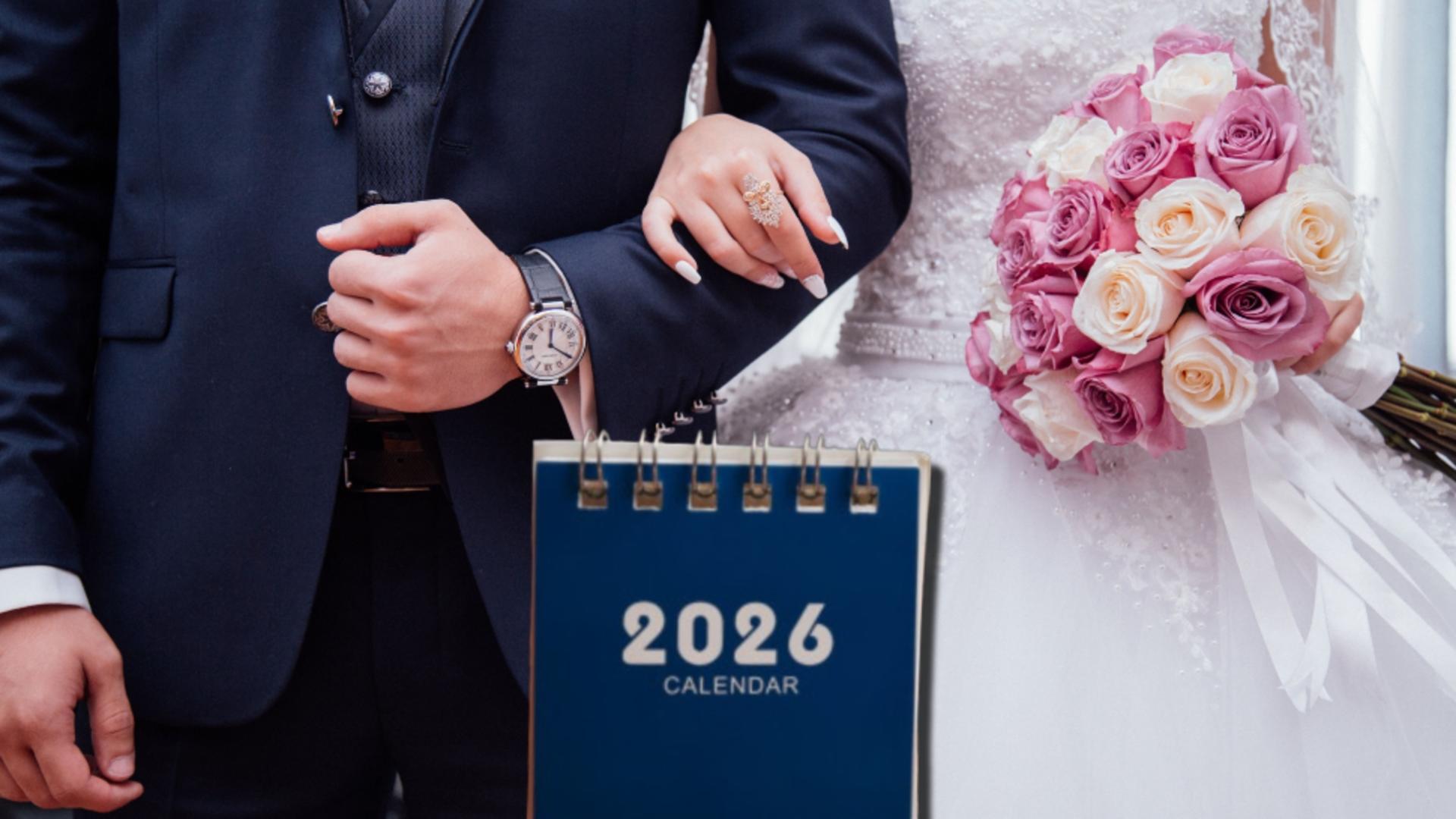 Când se fac nunţi în 2026, calendarul zilelor permise de Biserică. Viitorii miri trebuie să aibă grijă la alegerea datei marelui eveniment