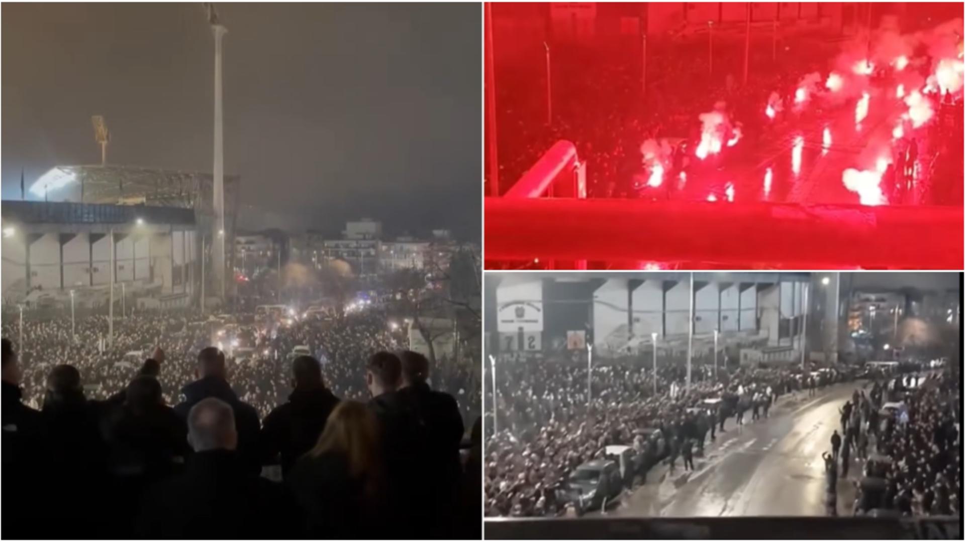 Imagini emoționante de pe stadionul ”Toumba” din Grecia