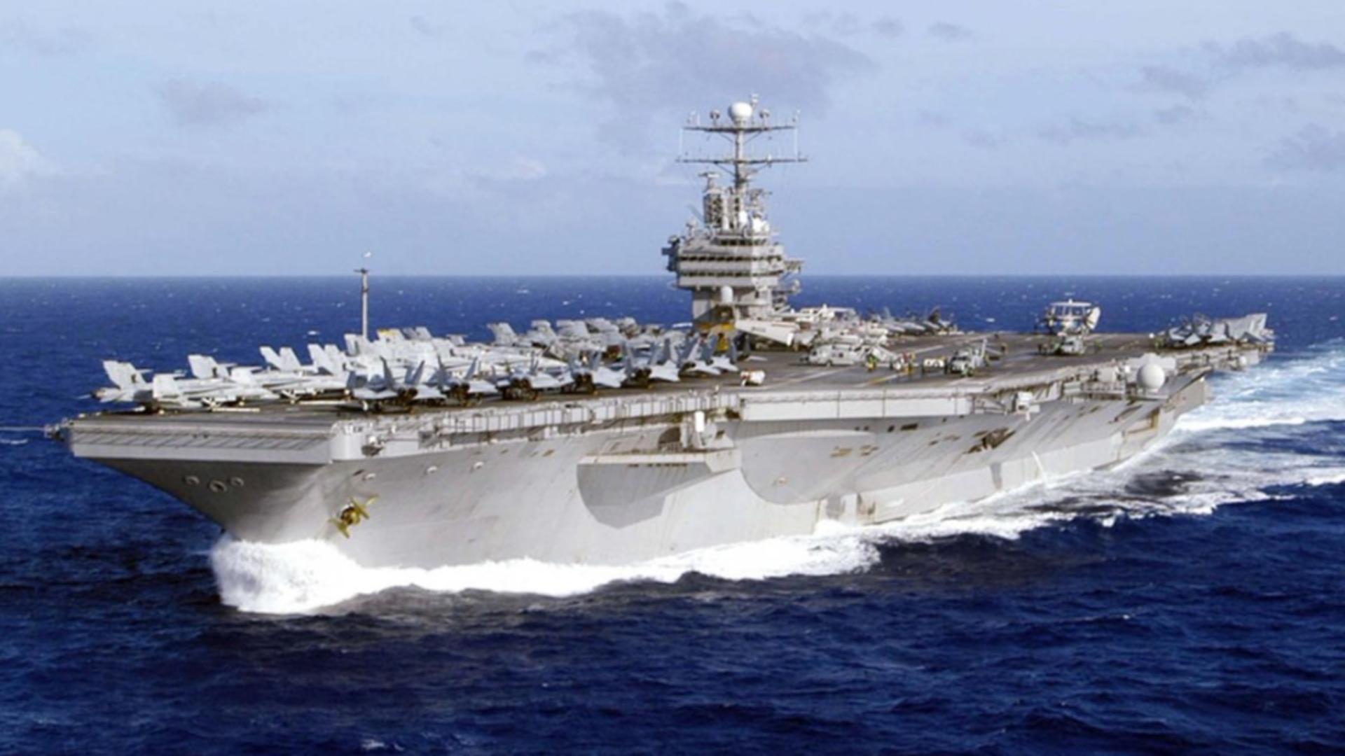 Portavionul Abraham Lincoln. Foto: Profimedia