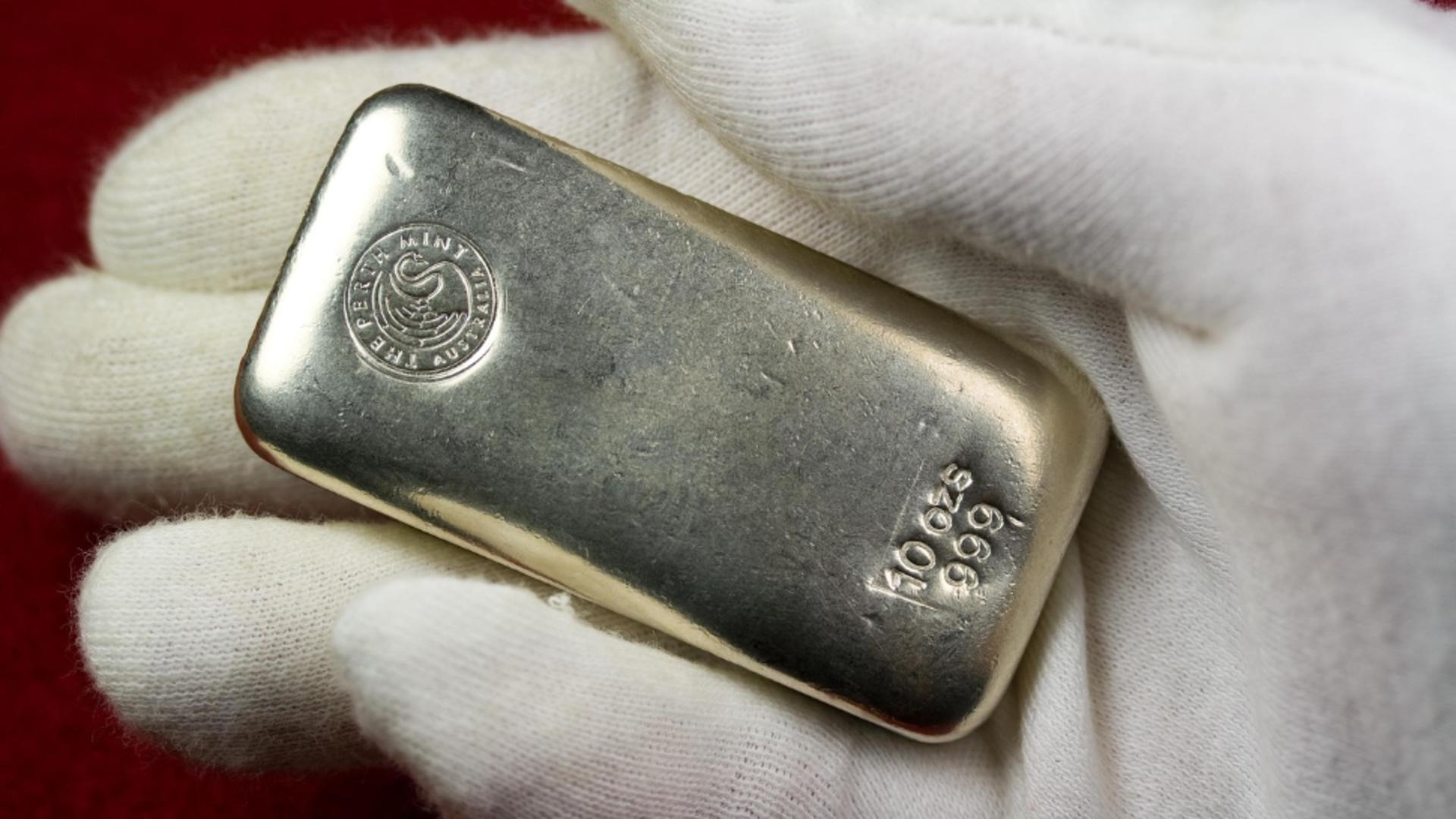 Argintul a avut o creștere spectaculoasă în 2025 (foto: Profimedia)