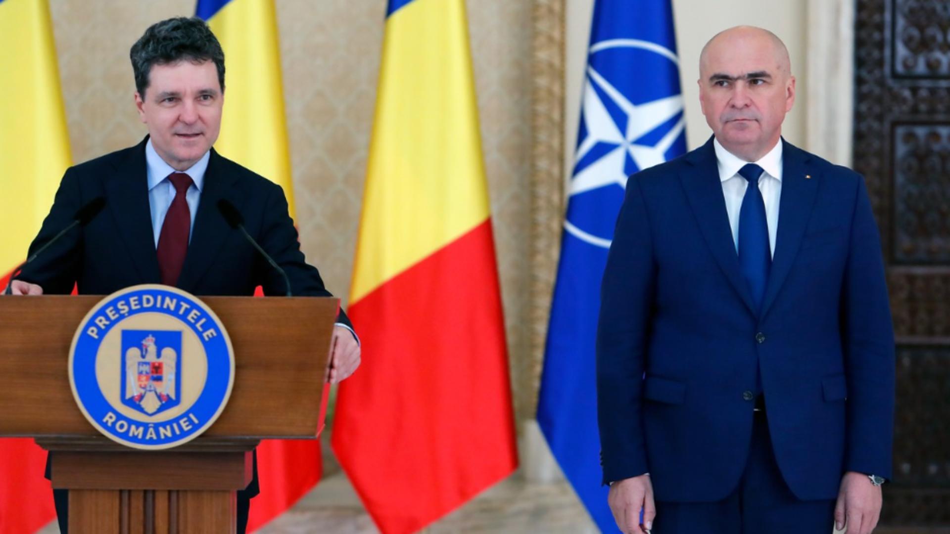 Nicușor Dan și Ilie Bolojan. Foto: Profimedia