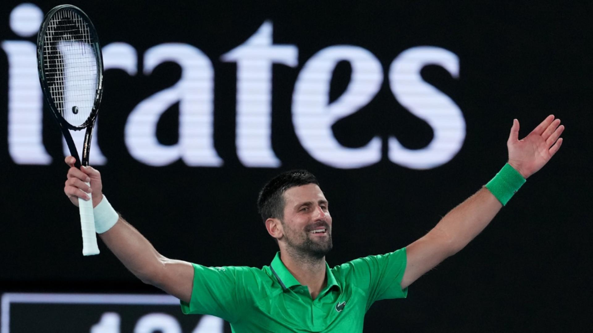 Novak Djokovic s-a calificat în finală la Australian Open (foto: profimedia)
