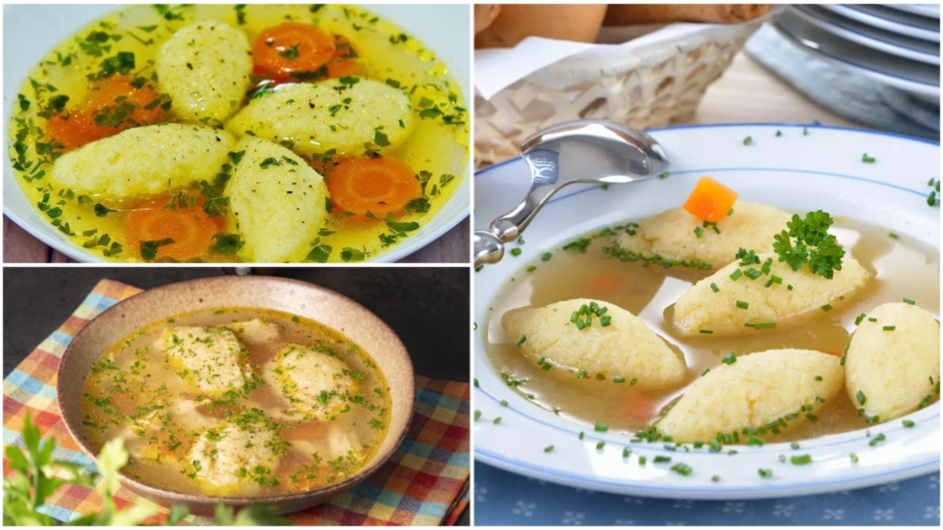 Supă de pui cu găluște