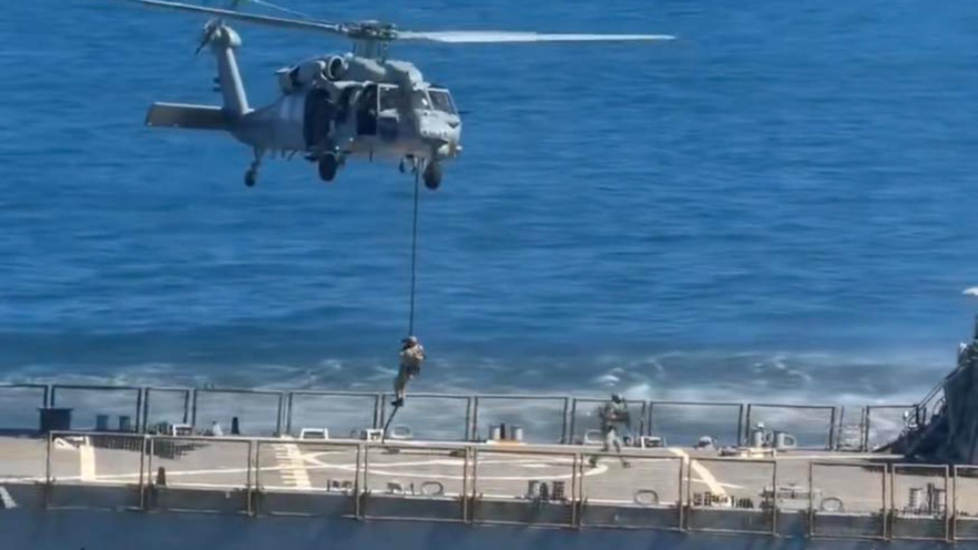 Forțe armate americane au declanșat miercuri o amplă operațiune pentru a prelua controlul asupra unui petrolier sub pavilion rusesc