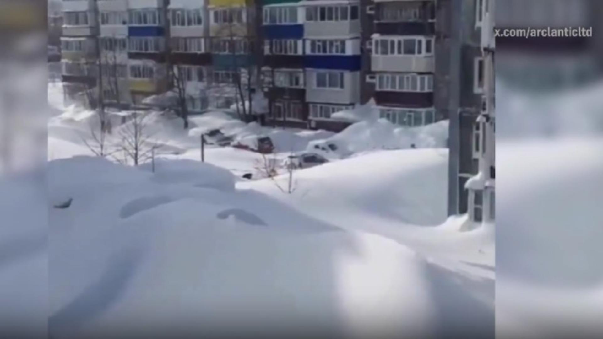 Kamceatka, îngropată sub zăpadă. Stare de urgență în Rusia