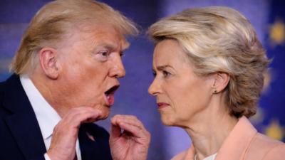 Donald Trump și Ursula von der Leyen