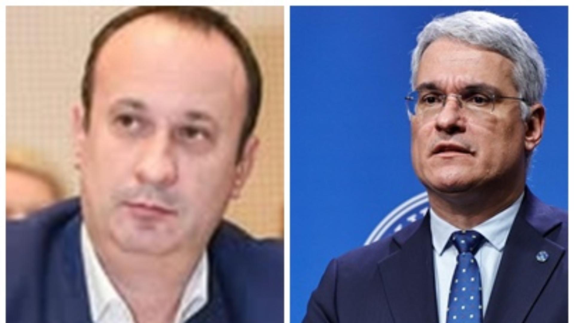 PNRR, sursă de dispută în Guvern: Pîslaru îl contrazice pe Câciu și, implicit, pe Bolojan/ Colaj foto