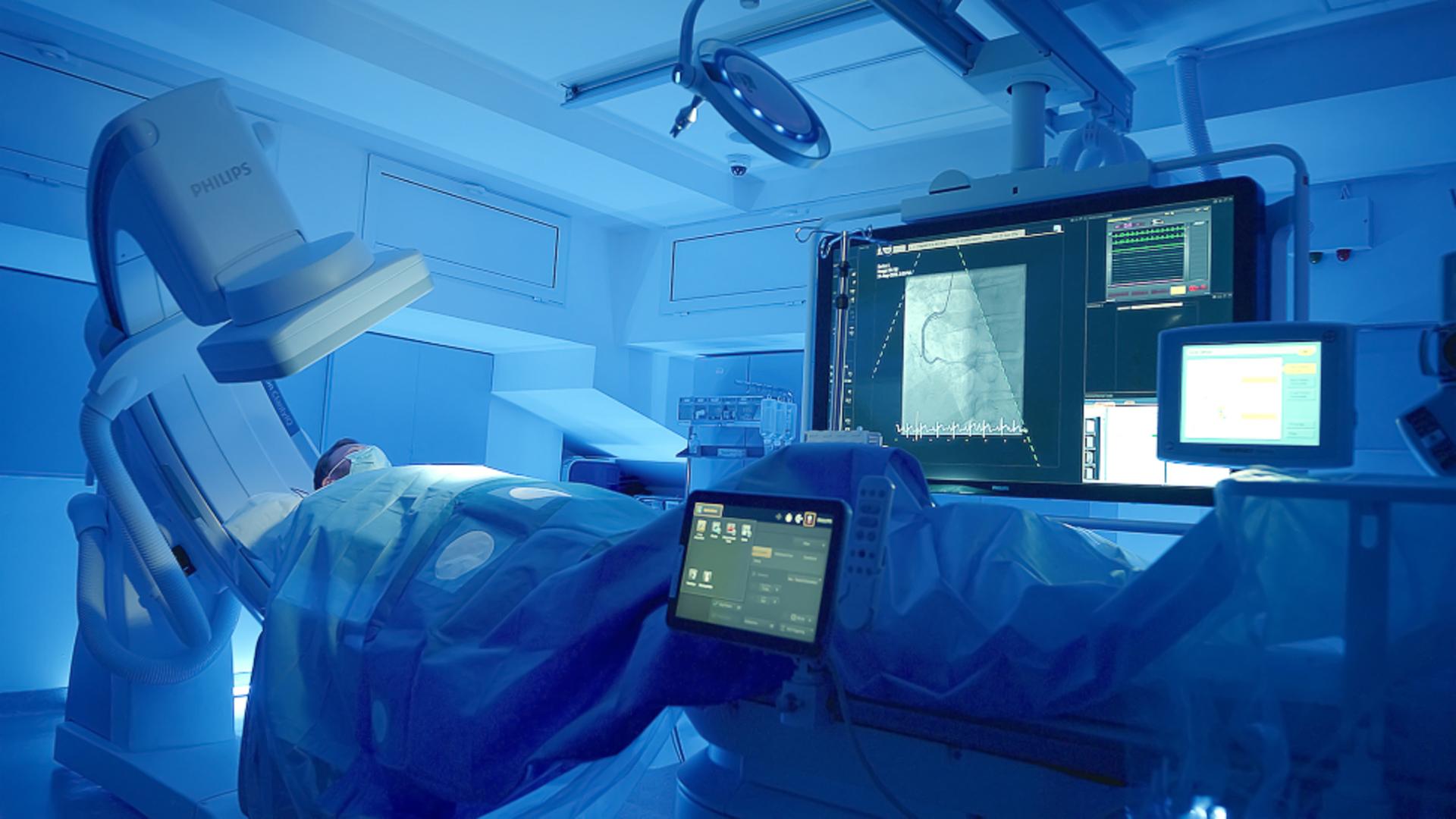 Laboratorul de Cateterism al Spitalului Clinic SANADOR