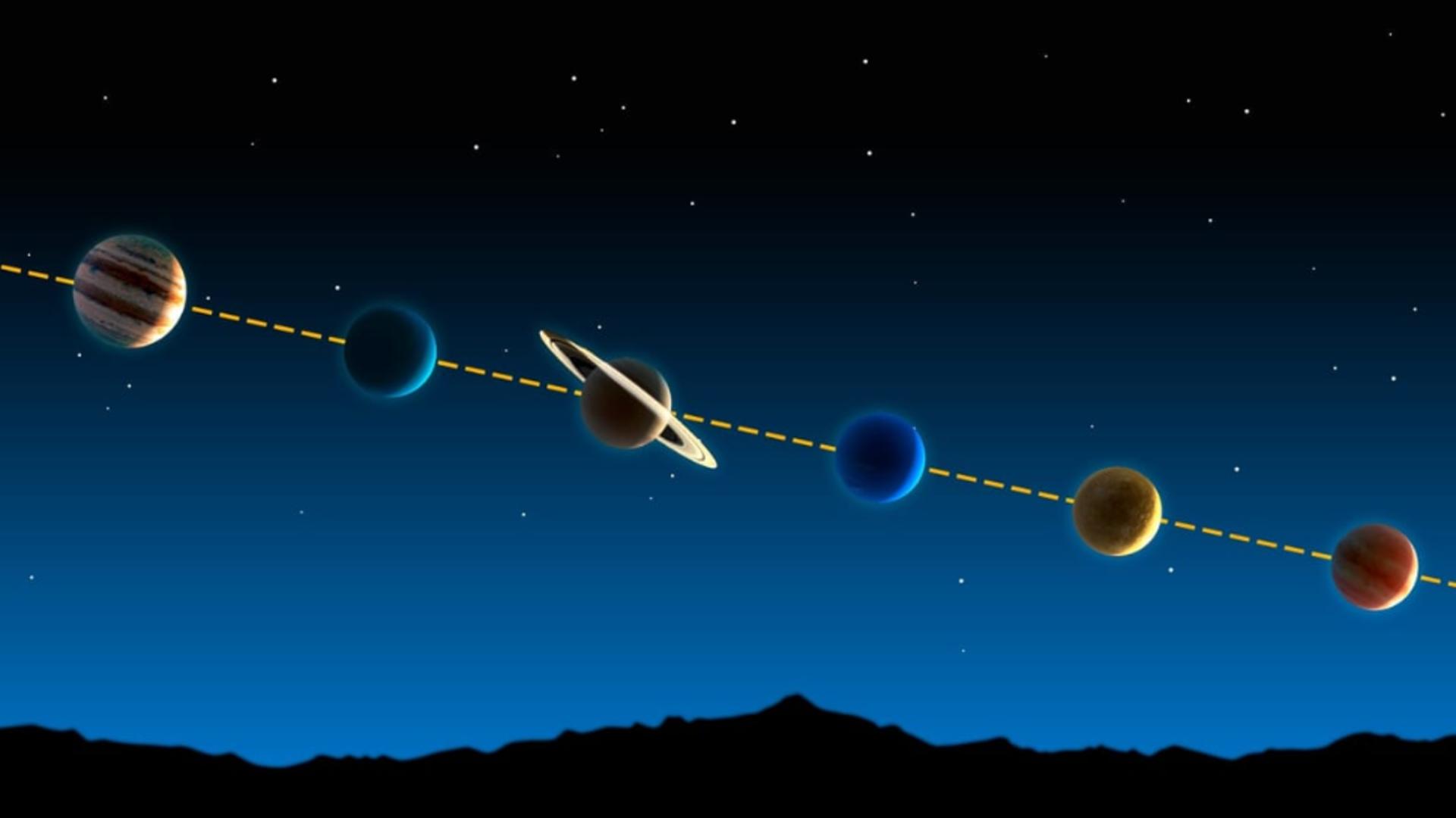 Tot ce trebuie să știi despre alinierea planetelor care are loc sâmbătă seară. La ce oră se vede cel mai bine, cât durează, cum faci poze