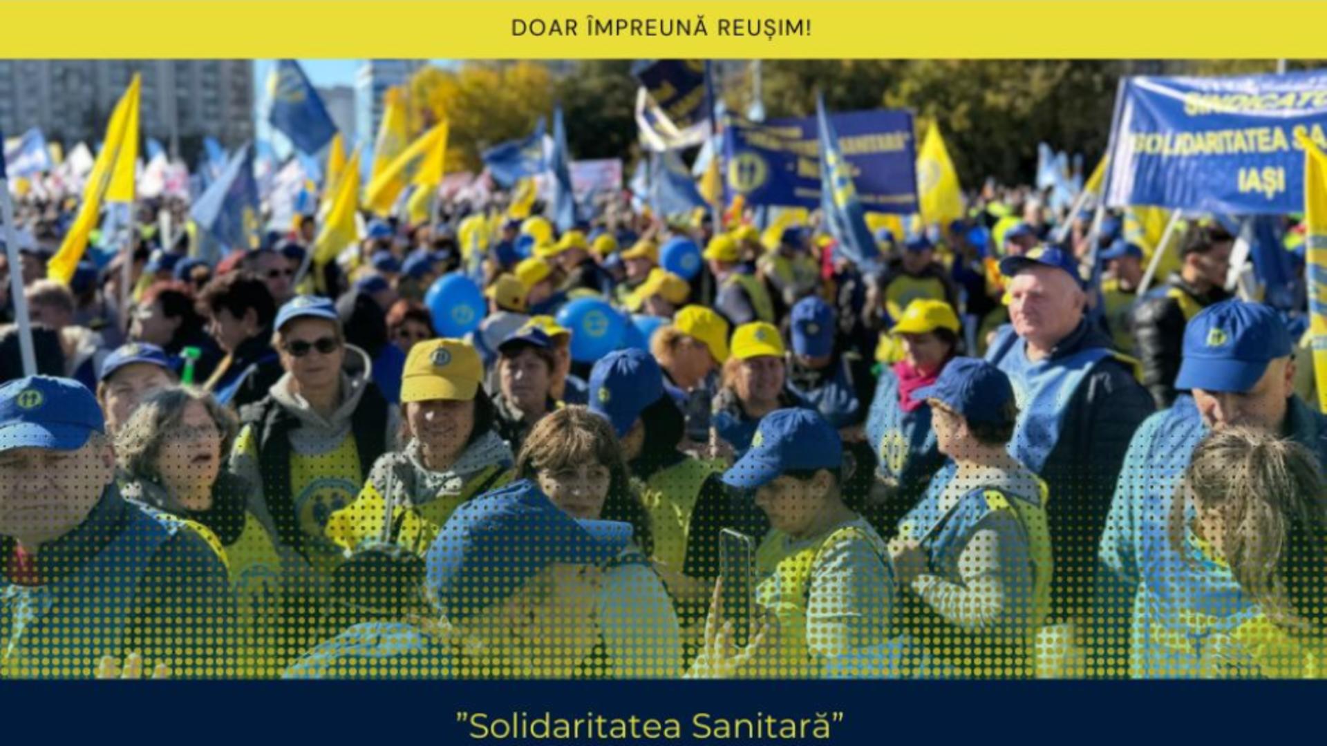 Angajaţii din Sănătate ameninţă cu greva generală din cauza reducerii salariilor/ Foto: Facebook