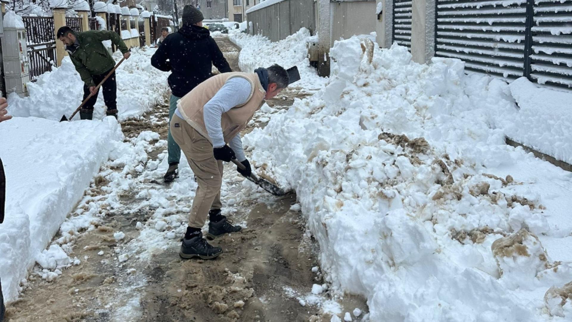 Străzi blocate în Bragadiru