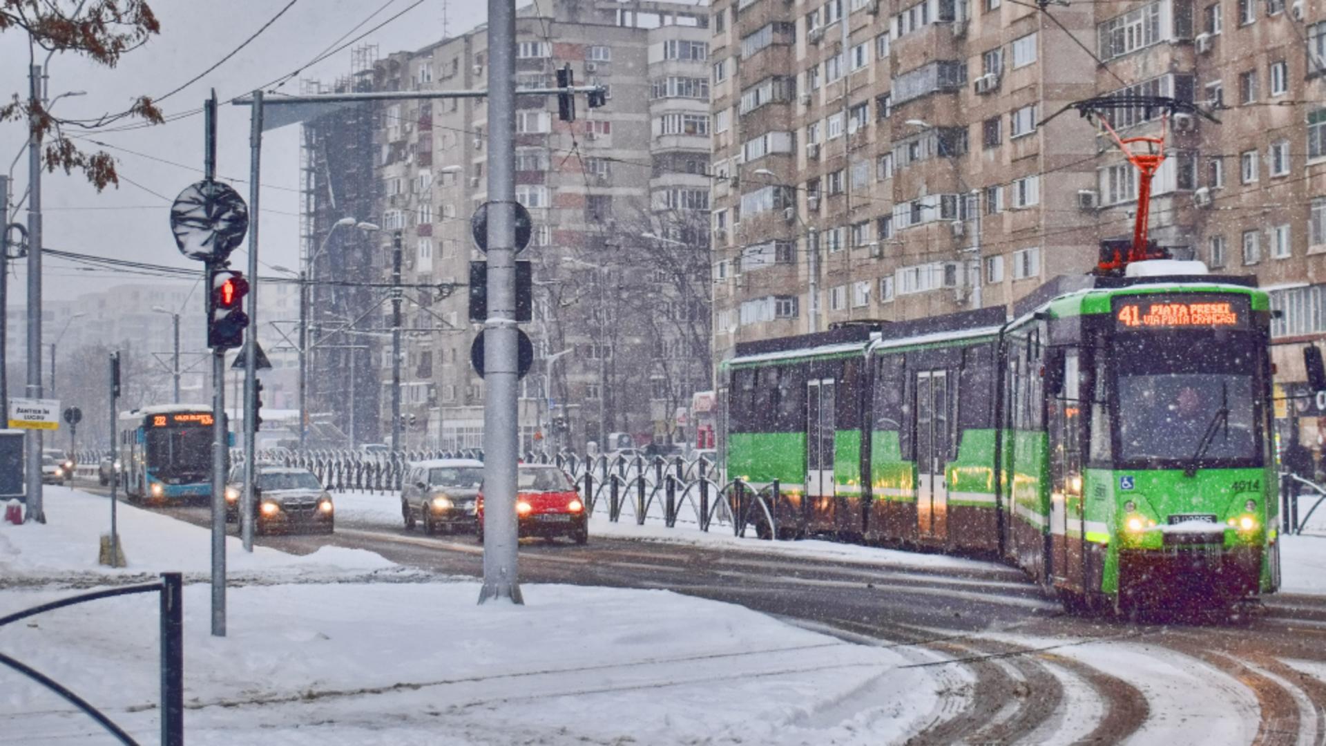 STB anunță circulație normală pe toate liniile în București, în ciuda condițiilor meteo nefavorabile