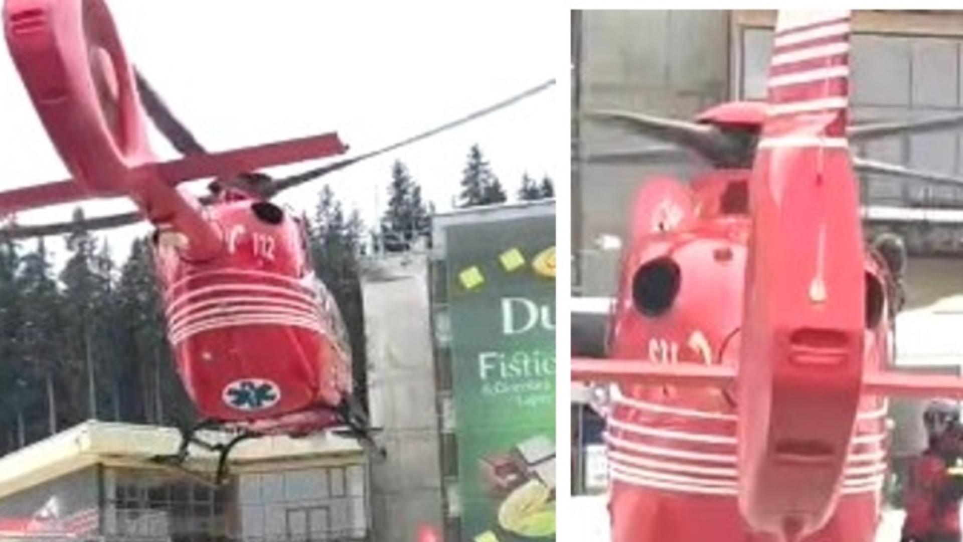 Accident grav pe pârtia Voineasa. O tânără s-a lovit la cap.