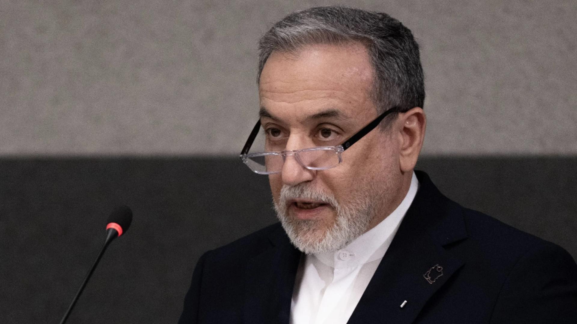 Șeful diplomaţiei iraniene Abbas Araghchi