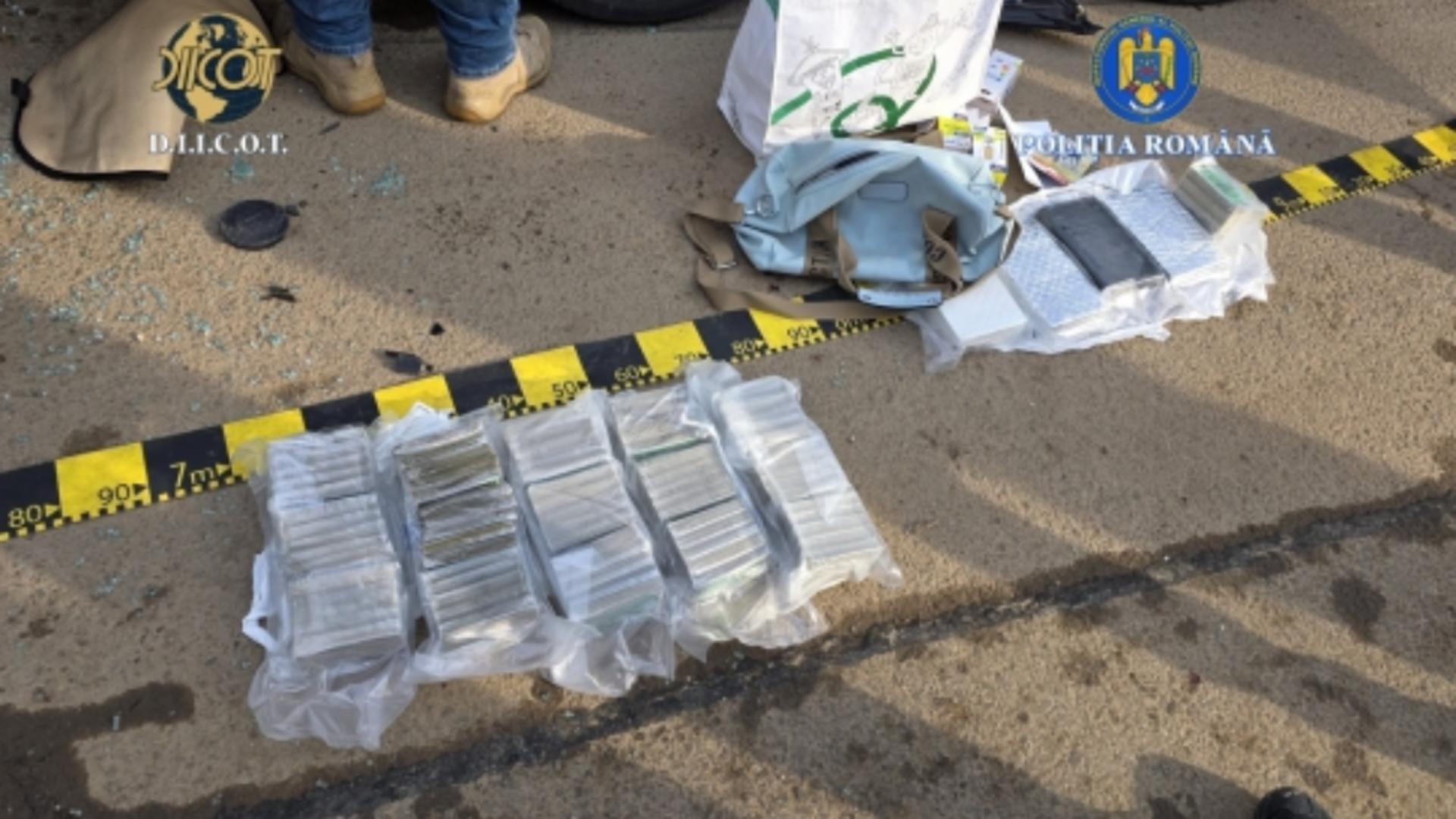 Drogurile veneau din America de Sud (sursă: Poliția română)